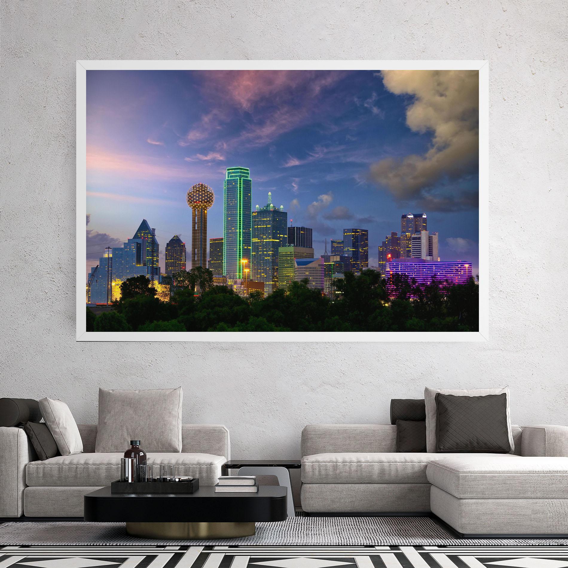 Vászonkép Dallas Dusk mockup 2