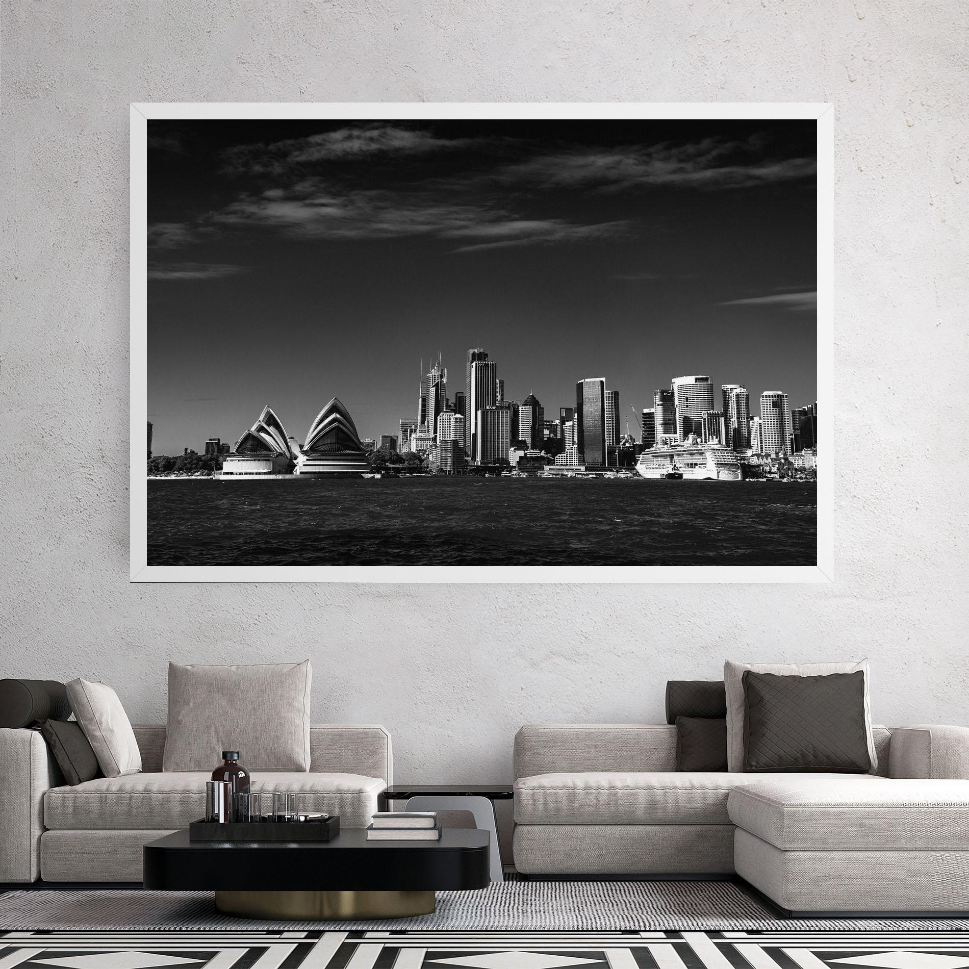 Vászonkép Grey Sidnew mockup 2