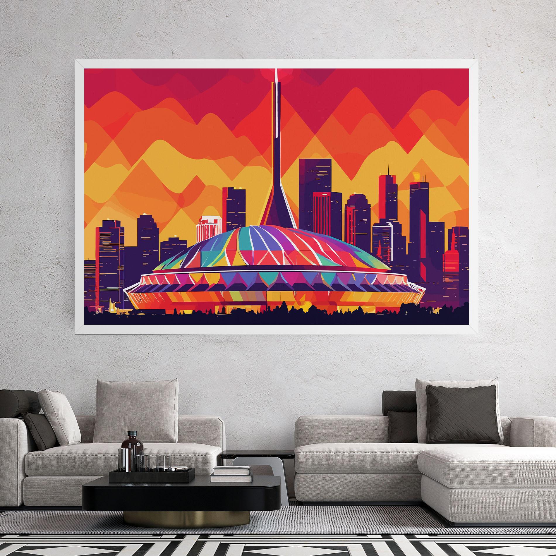 Vászonkép Olympic Stadium mockup 2