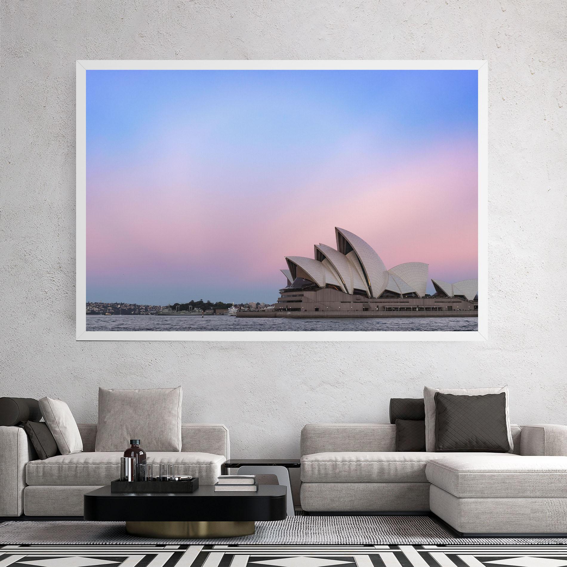 Vászonkép Sydney Purple Sky mockup 2
