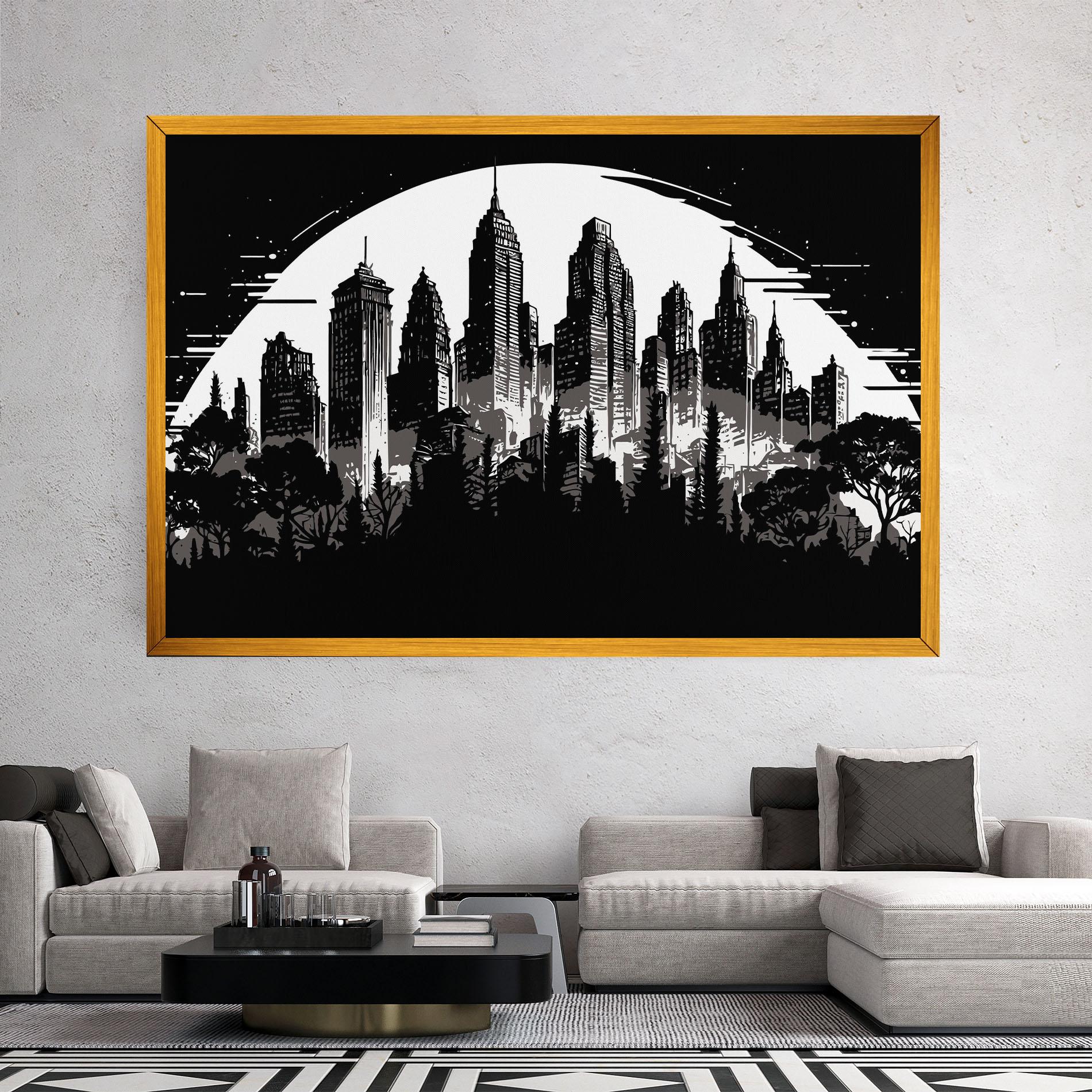 Vászonkép Australia Moon mockup 2