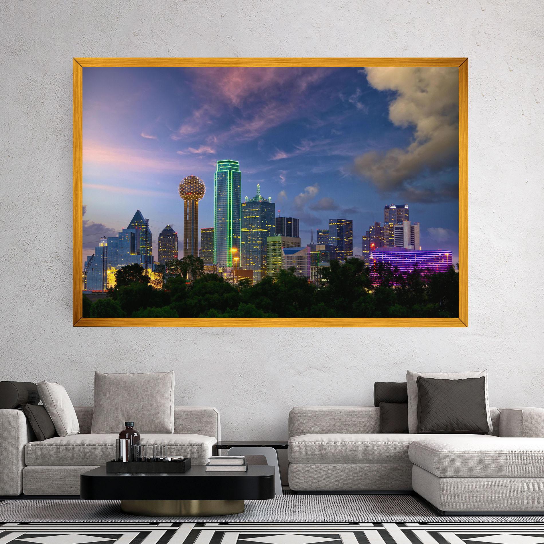 Vászonkép Dallas Dusk mockup 2
