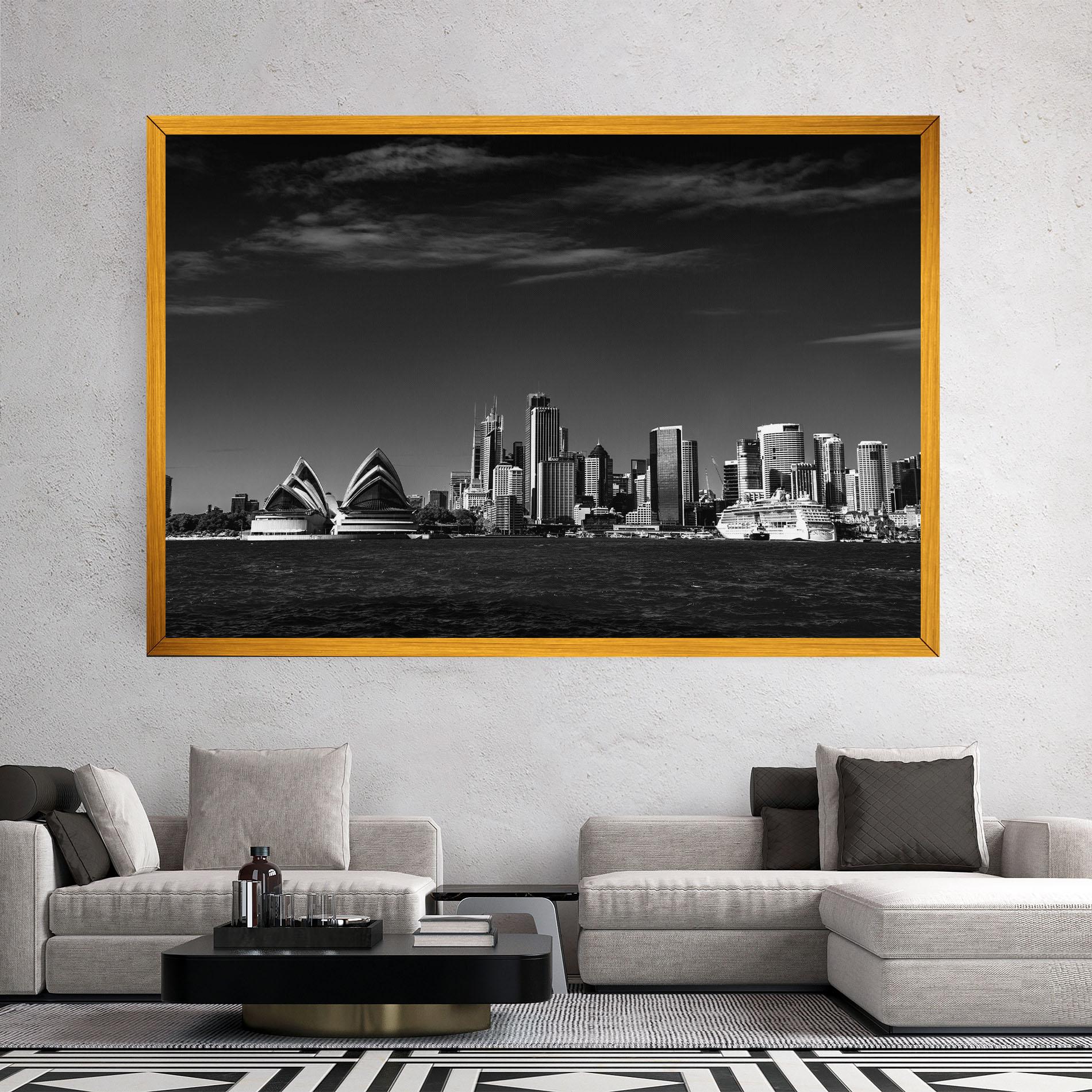 Vászonkép Grey Sidnew mockup 2