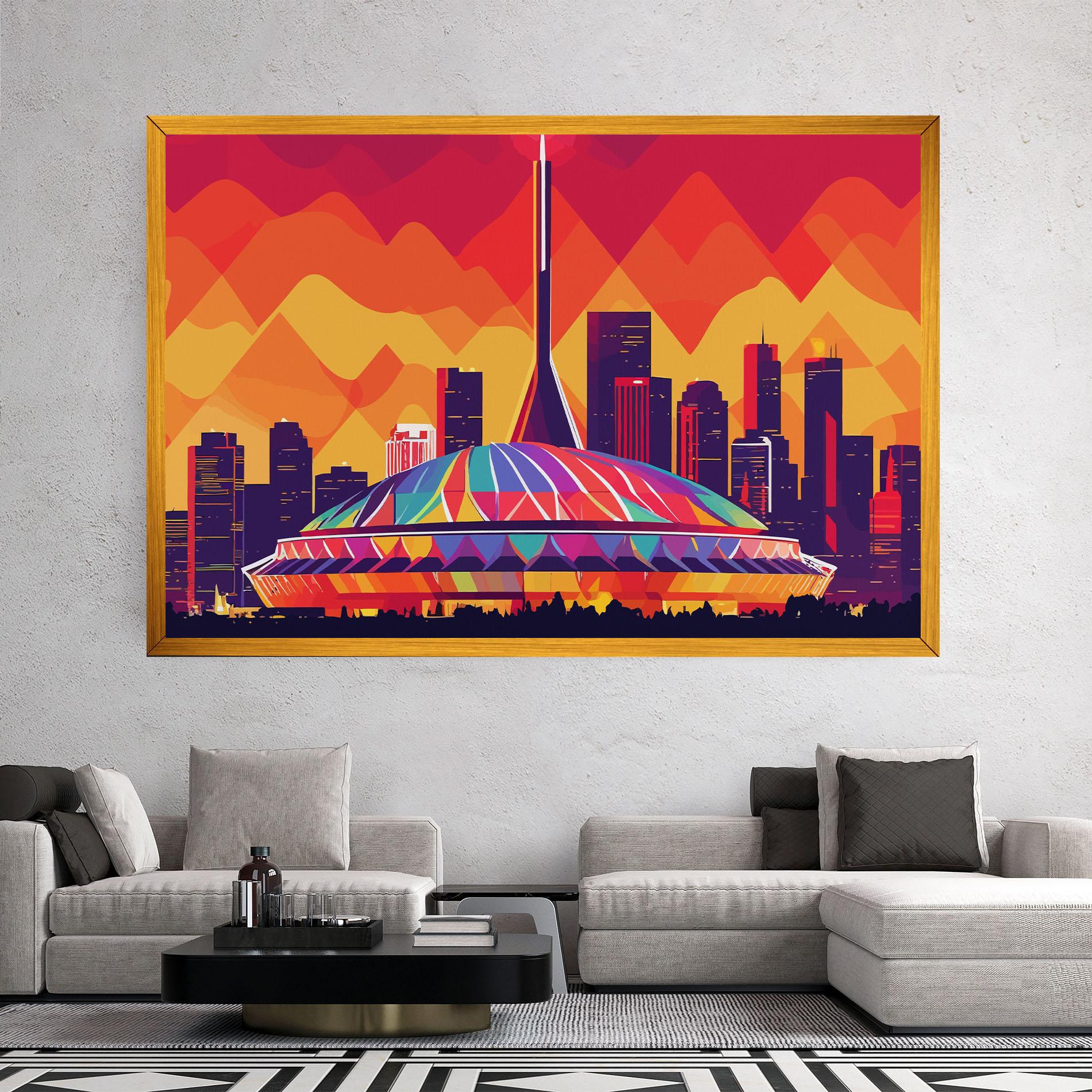 Vászonkép Olympic Stadium mockup 2