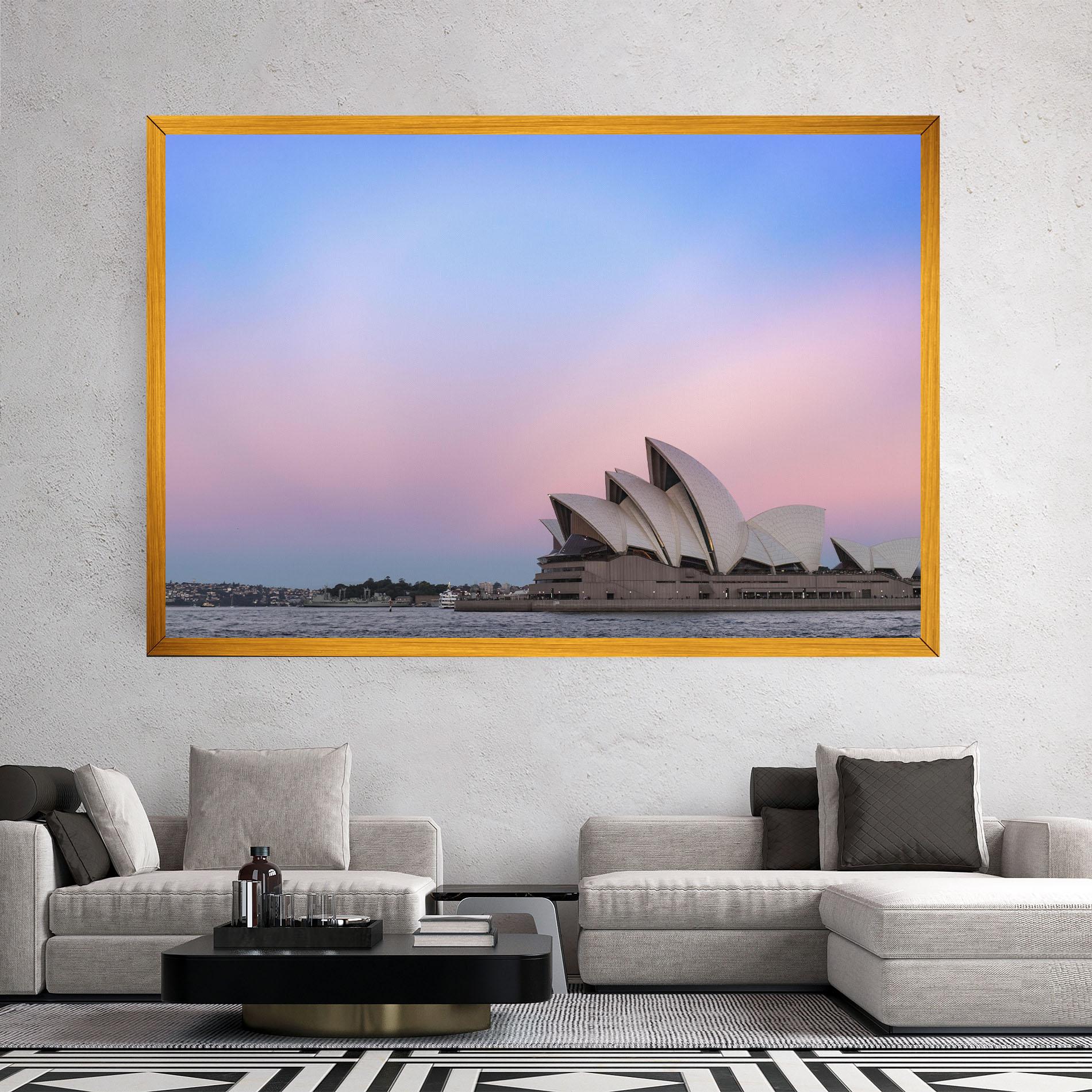 Vászonkép Sydney Purple Sky mockup 2