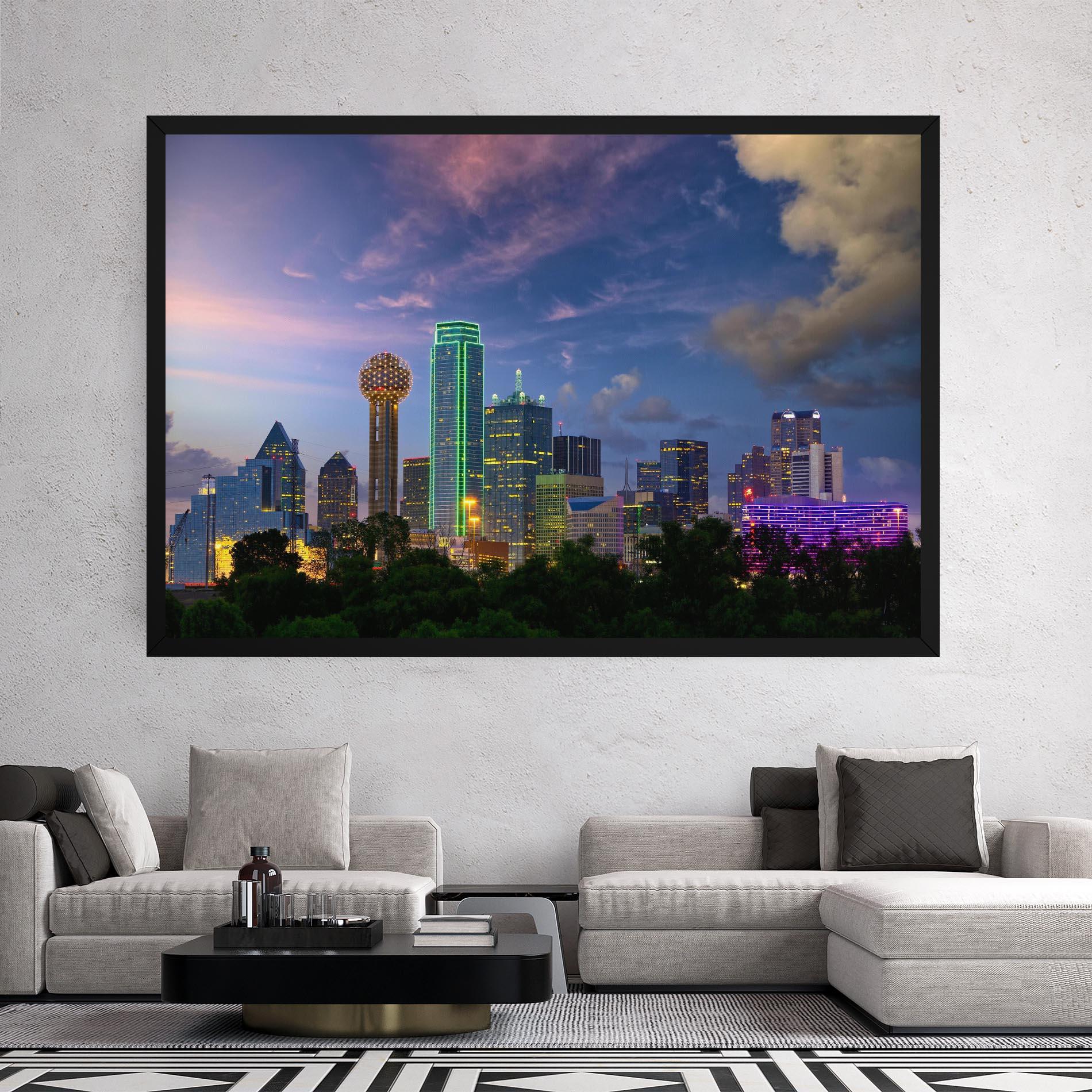 Vászonkép Dallas Dusk mockup 2