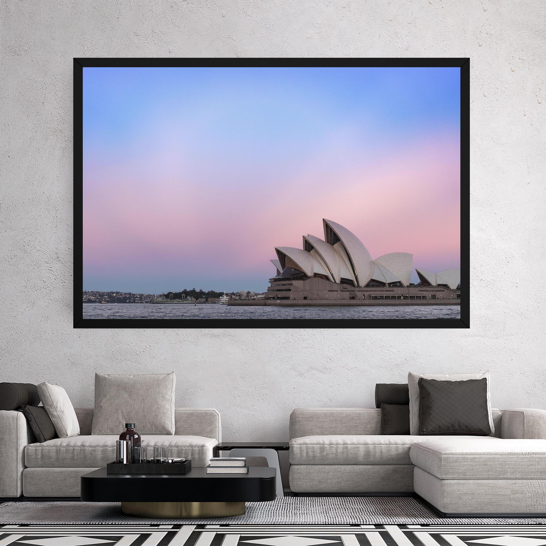 Vászonkép Sydney Purple Sky mockup 2