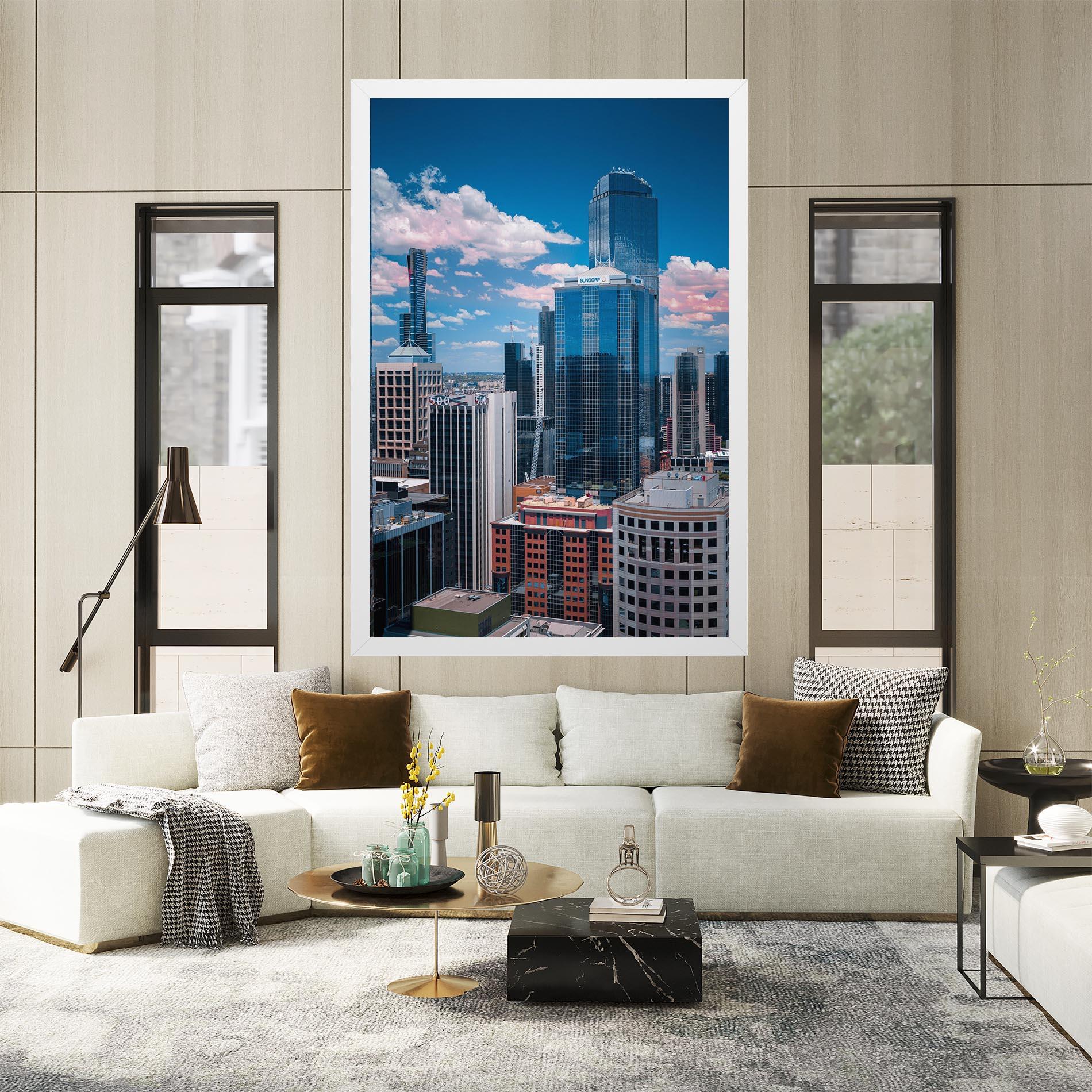 Vászonkép Skyscrapert View mockup 2