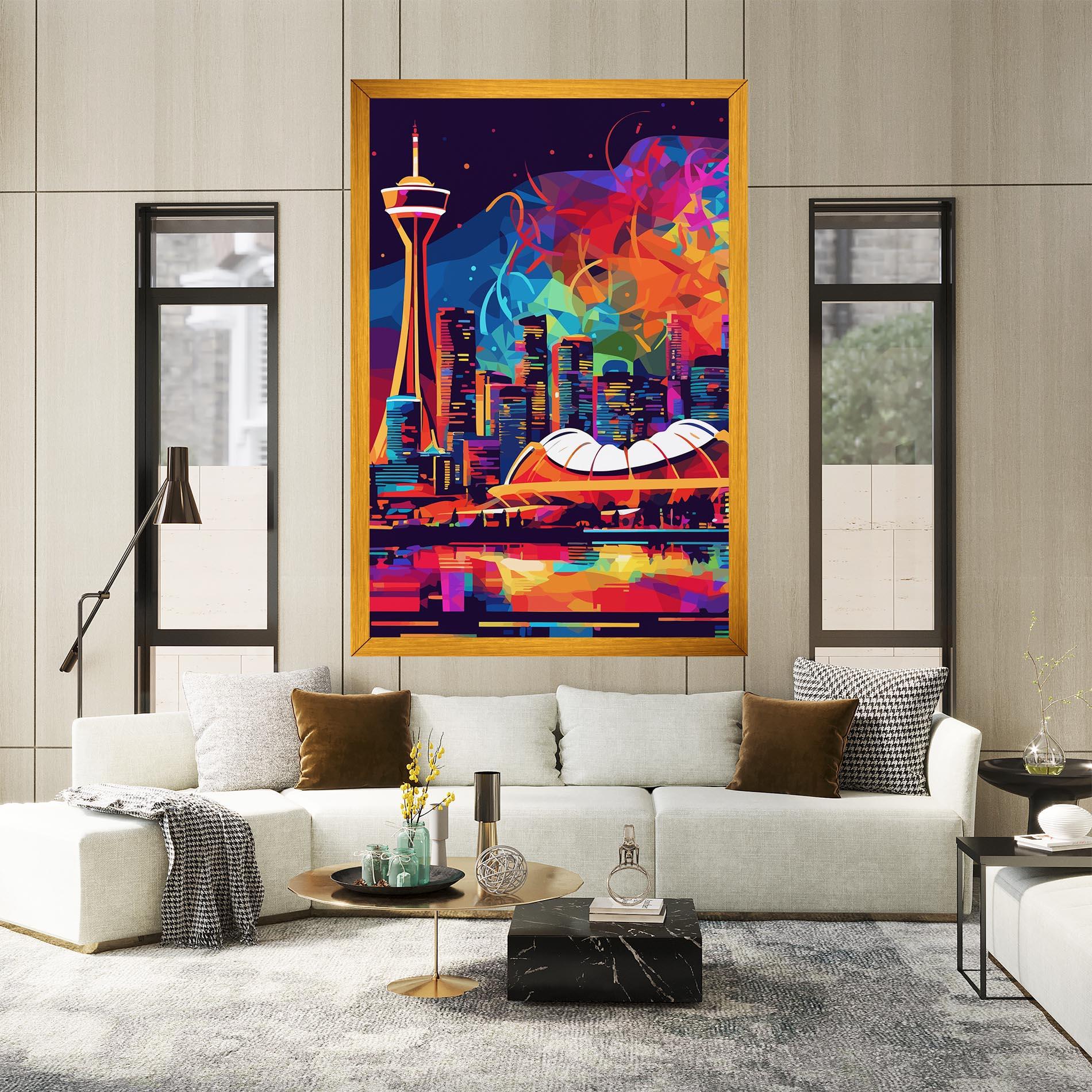 Vászonkép Olympic Stadium Art mockup 2