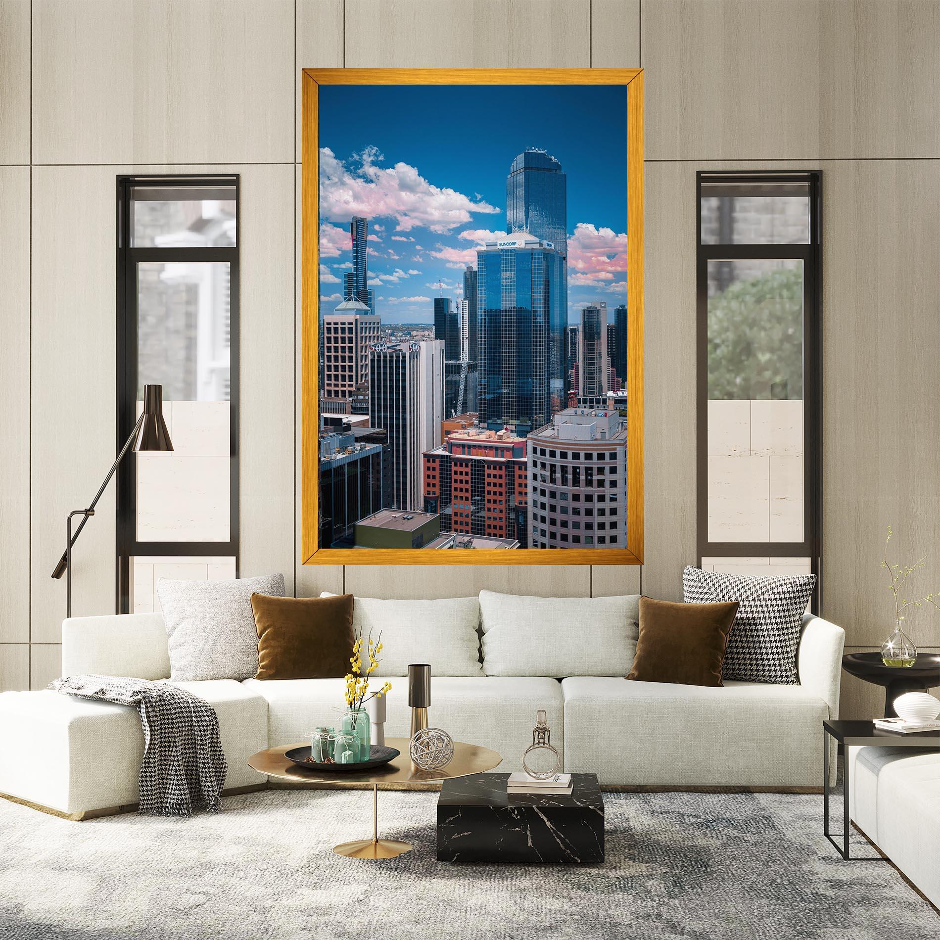 Vászonkép Skyscrapert View mockup 2