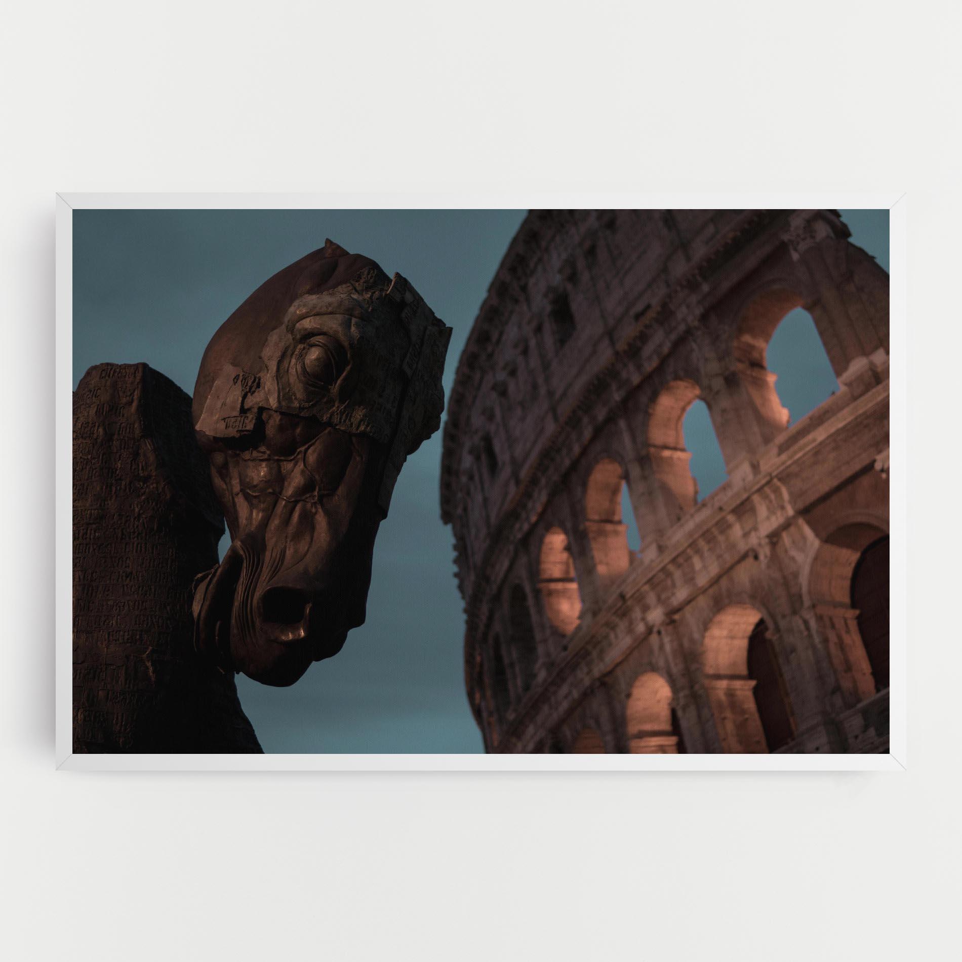 Vászonkép Colosseum Horse mockup 0