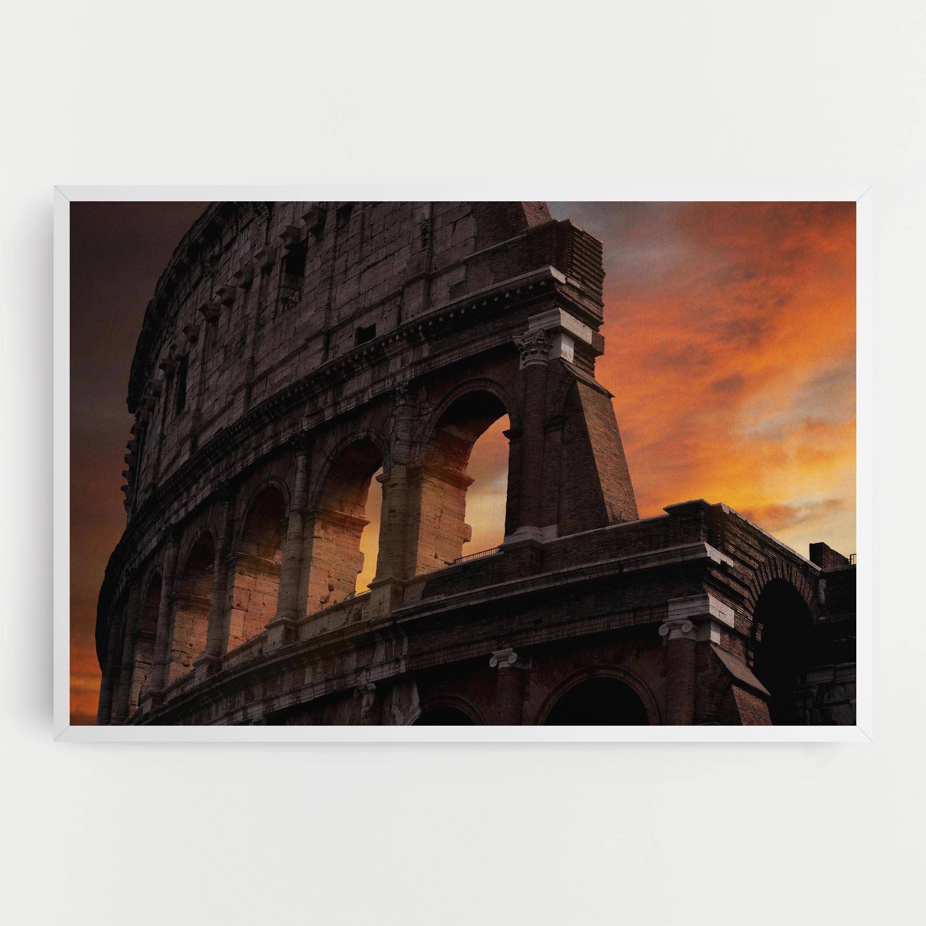 Vászonkép Colosseum Sunset mockup 0