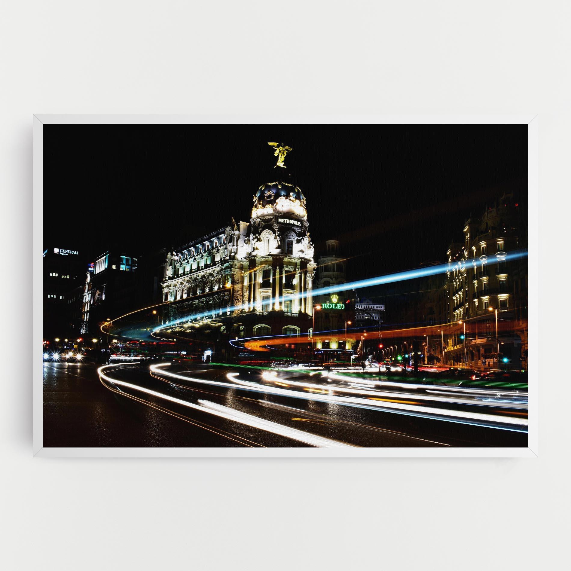 Vászonkép Madrid At Night mockup 0