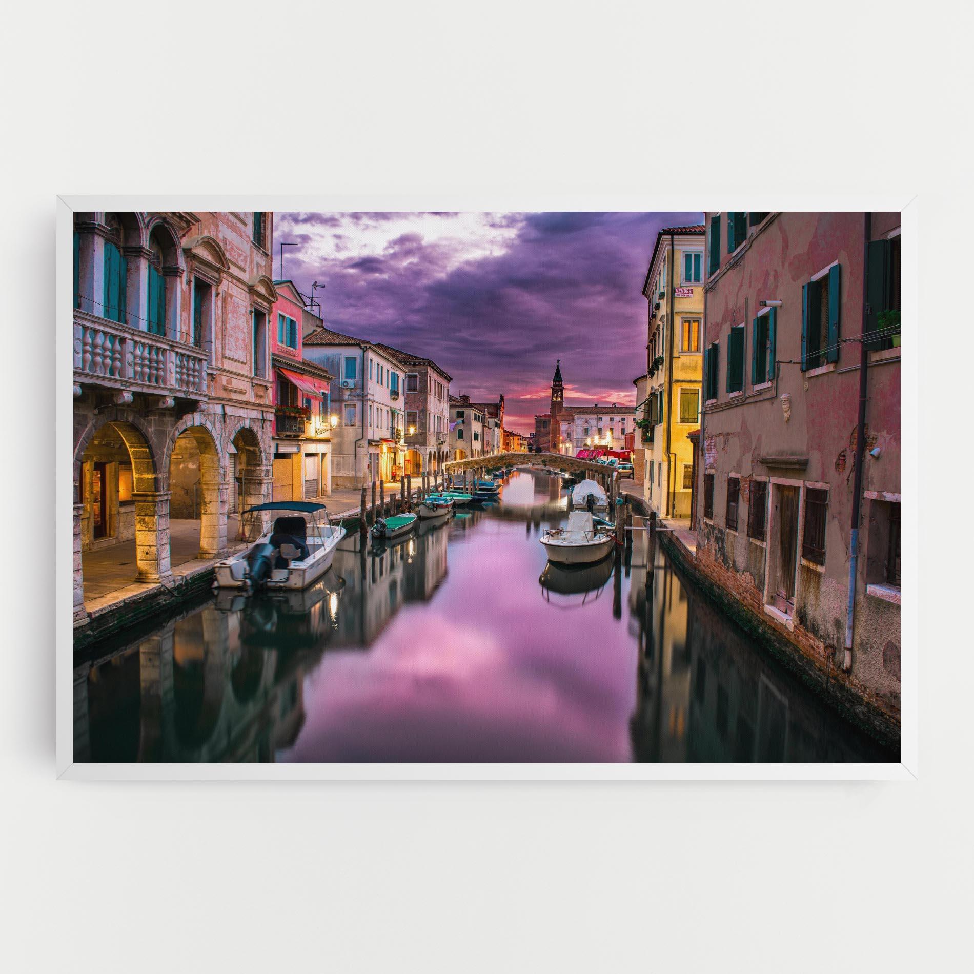 Vászonkép Purple Light Venecia mockup 0