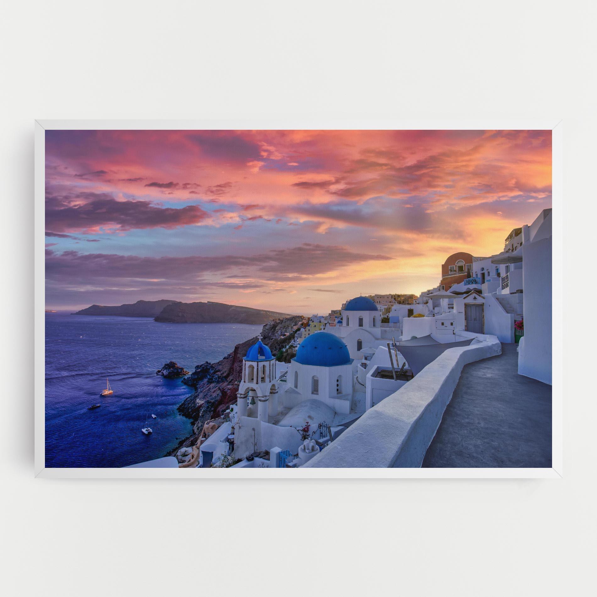 Vászonkép Santorini View mockup 0
