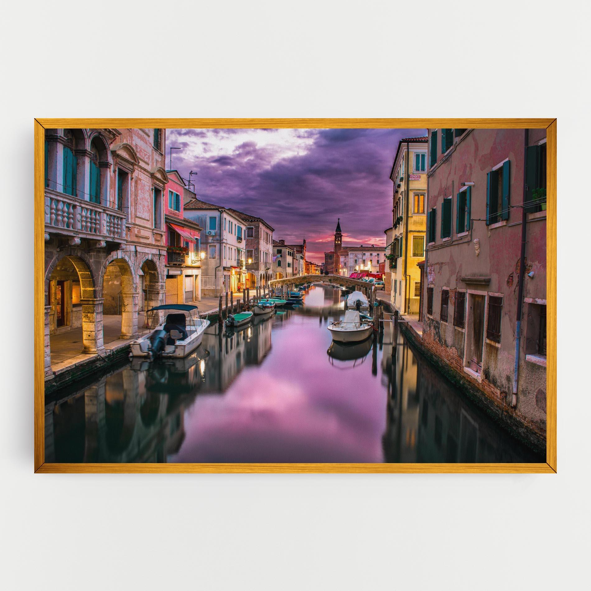 Vászonkép Purple Light Venecia mockup 0