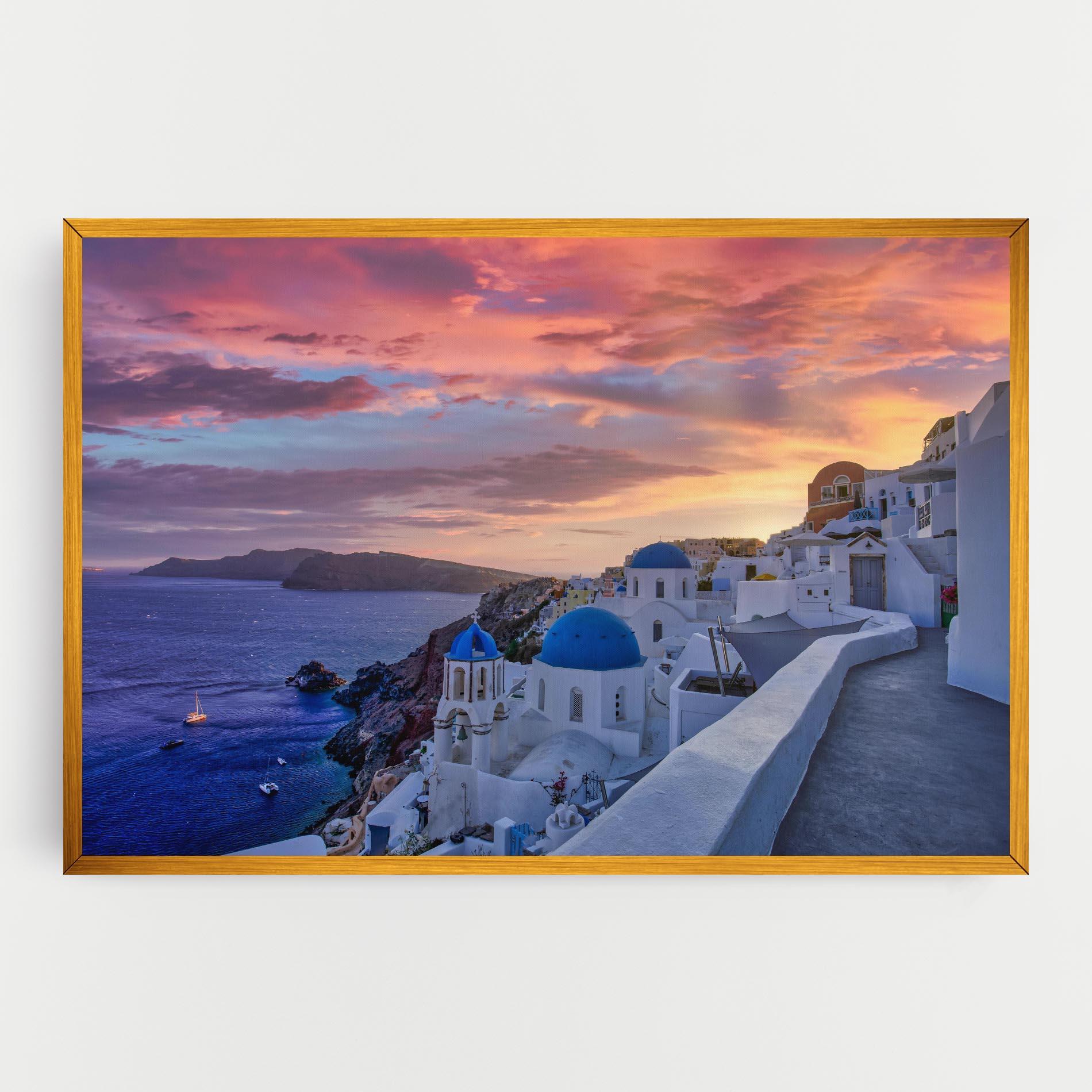 Vászonkép Santorini View mockup 0