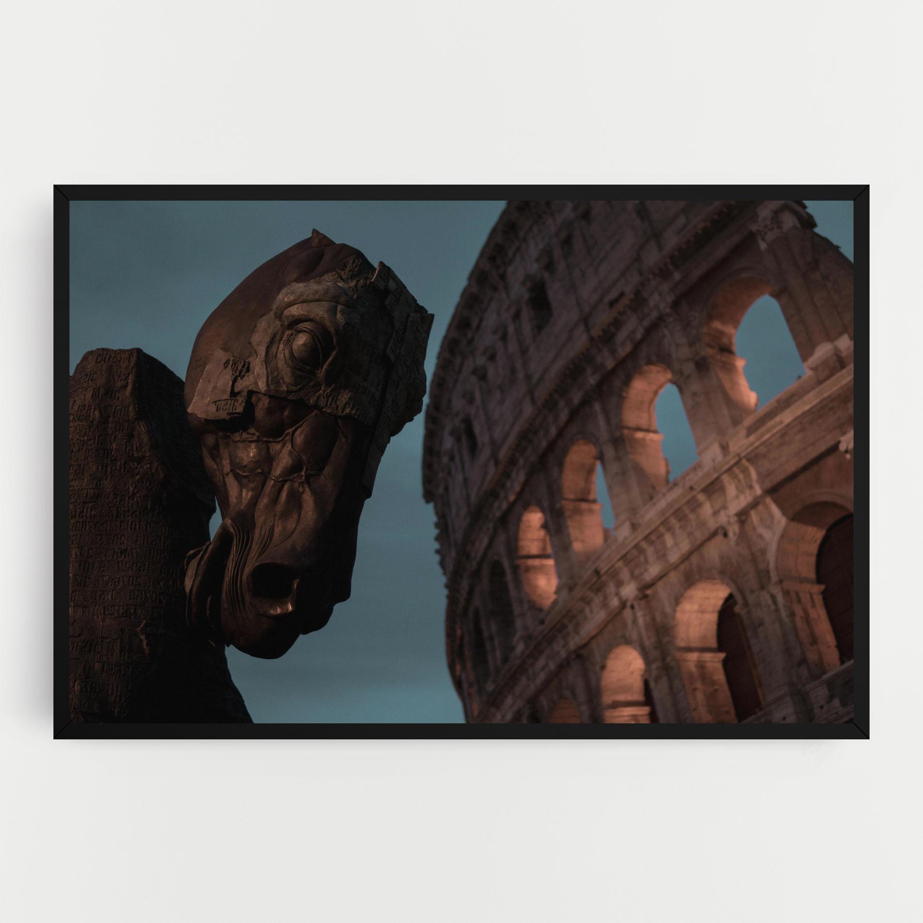 Vászonkép Colosseum Horse mockup 0