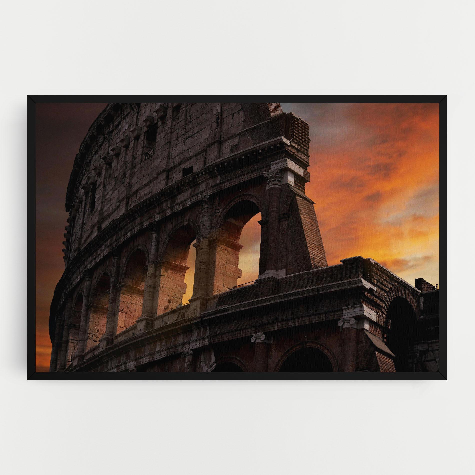 Vászonkép Colosseum Sunset mockup 0