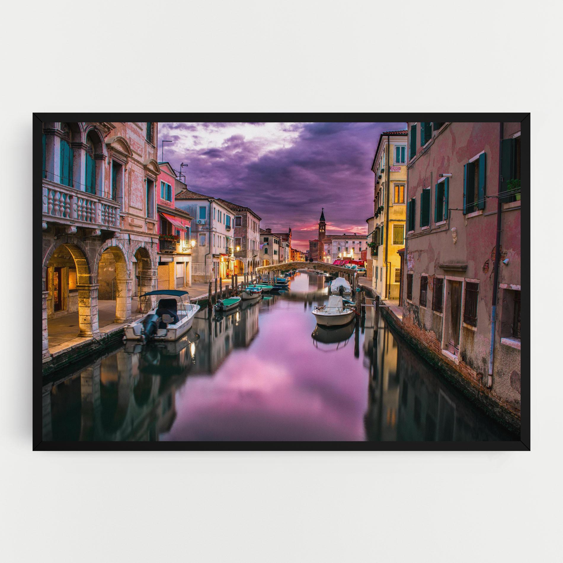 Vászonkép Purple Light Venecia mockup 0