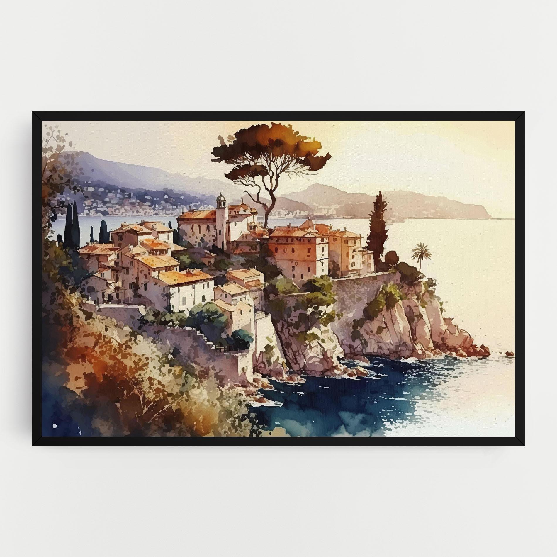 Vászonkép Stunning View Painting mockup 0