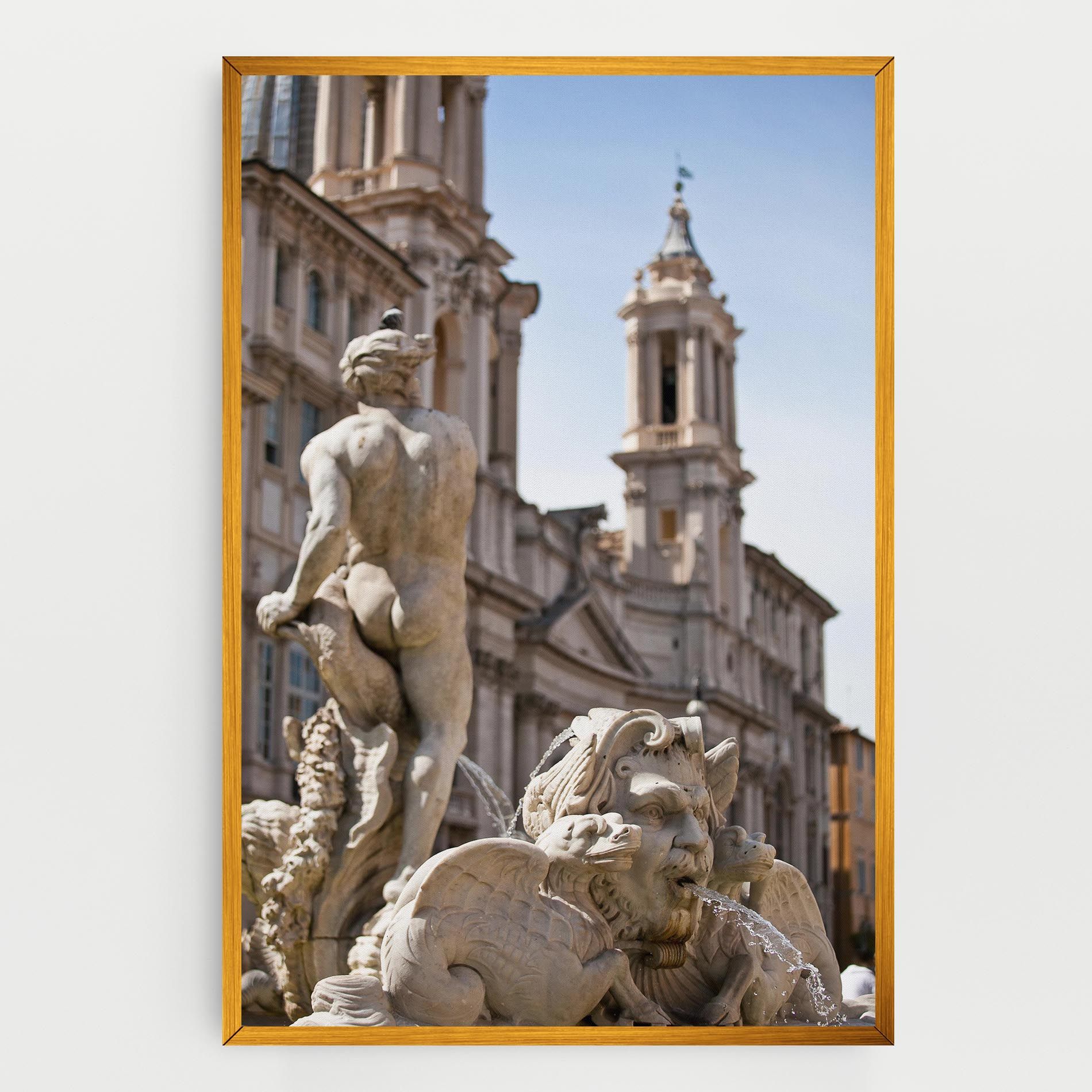 Baroque Statue Italy mockup 0