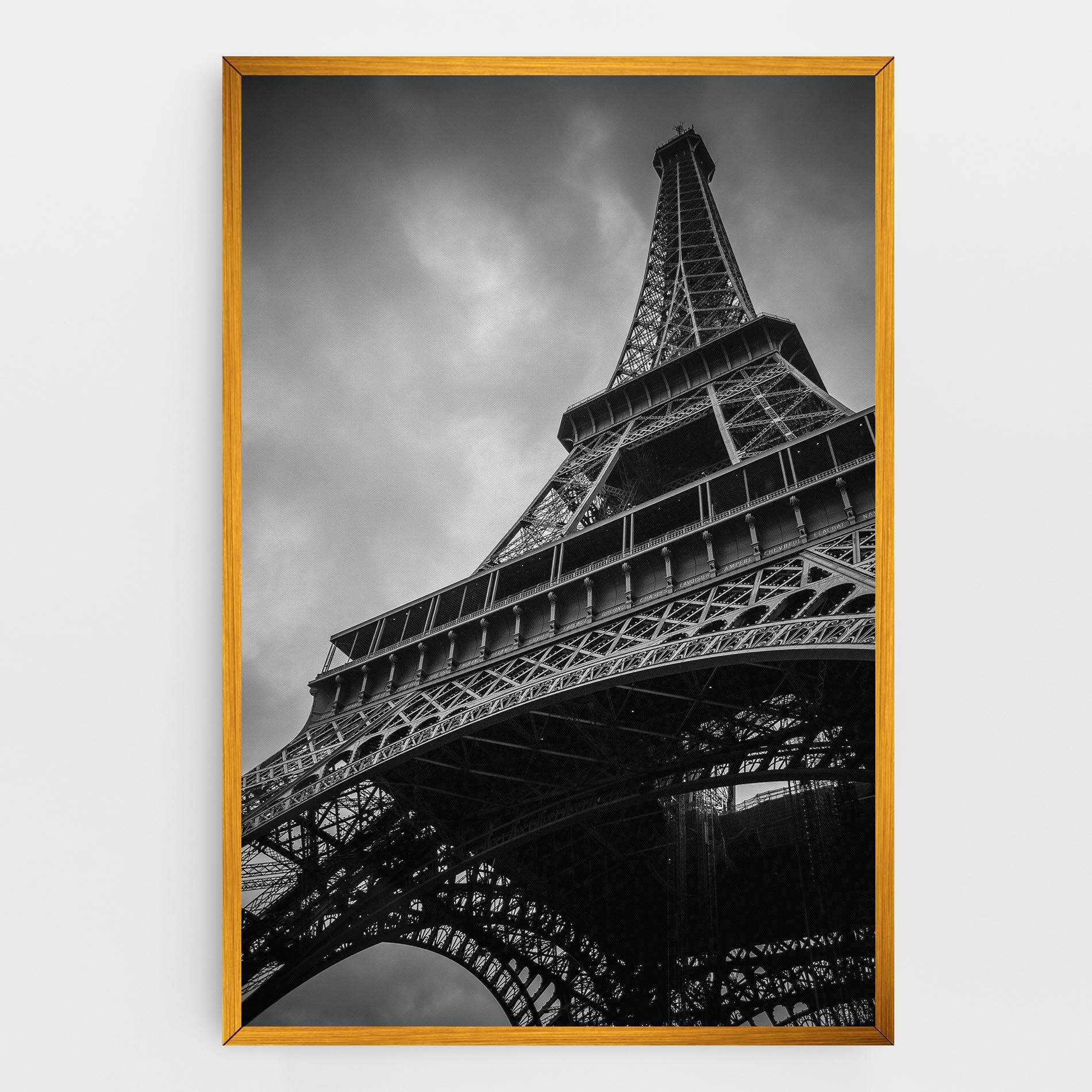 Vászonkép Eiffel Grey Tower mockup 0