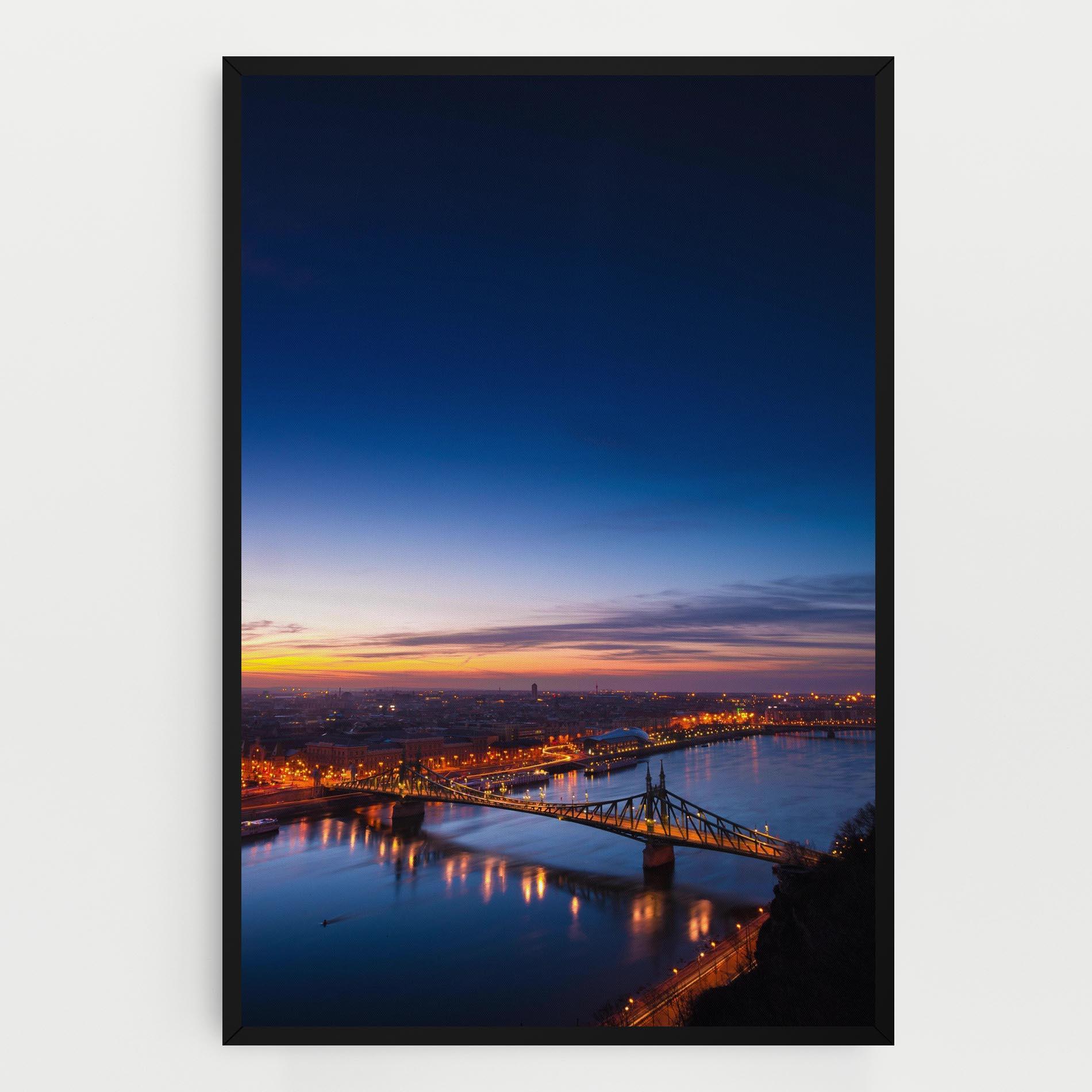 Vászonkép Budapest Sunset mockup 0