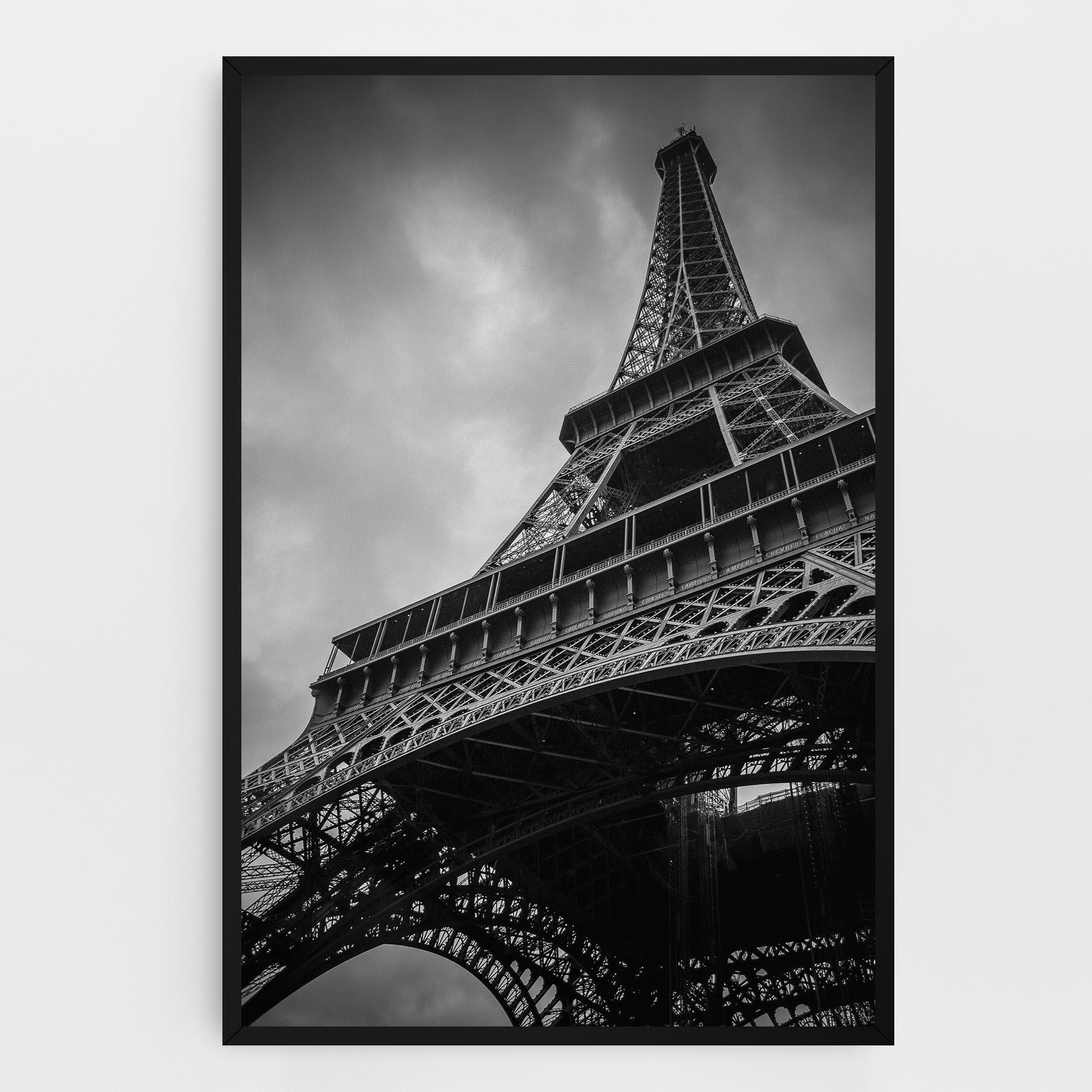 Vászonkép Eiffel Grey Tower mockup 0