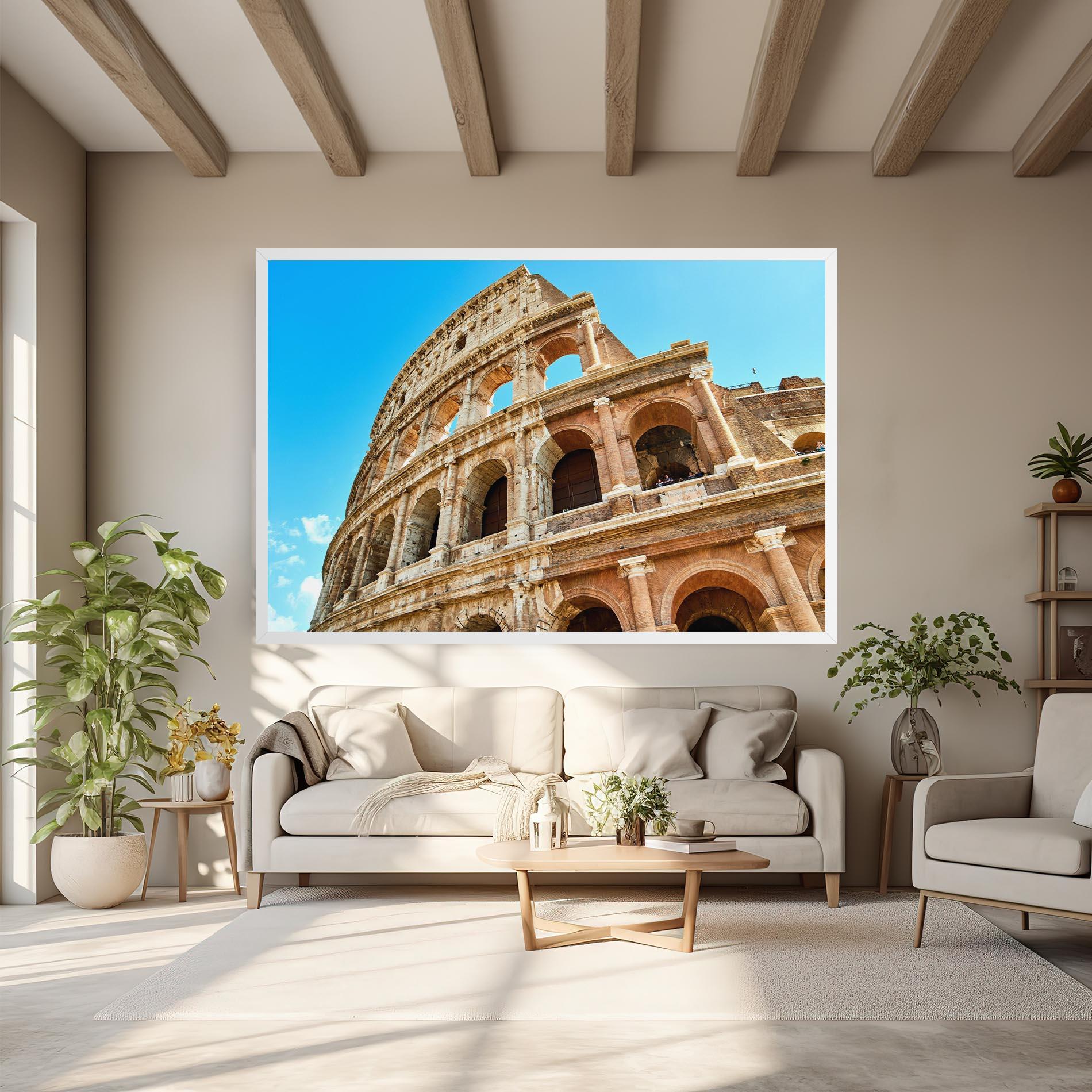 Vászonkép Close Colosseum mockup 6