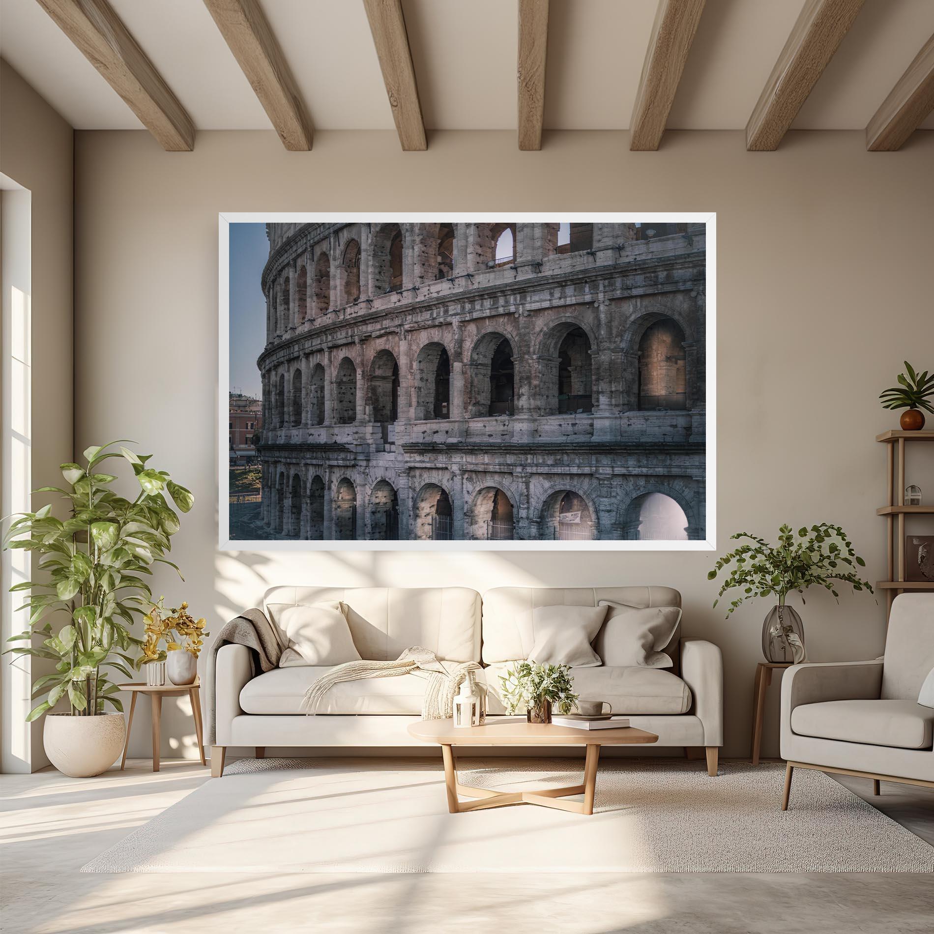 Vászonkép Colosseum Roma mockup 6