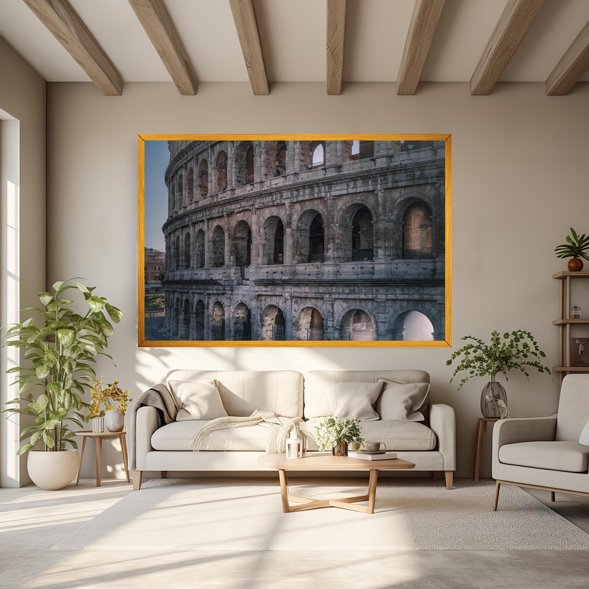 Vászonkép Colosseum Roma mockup 6