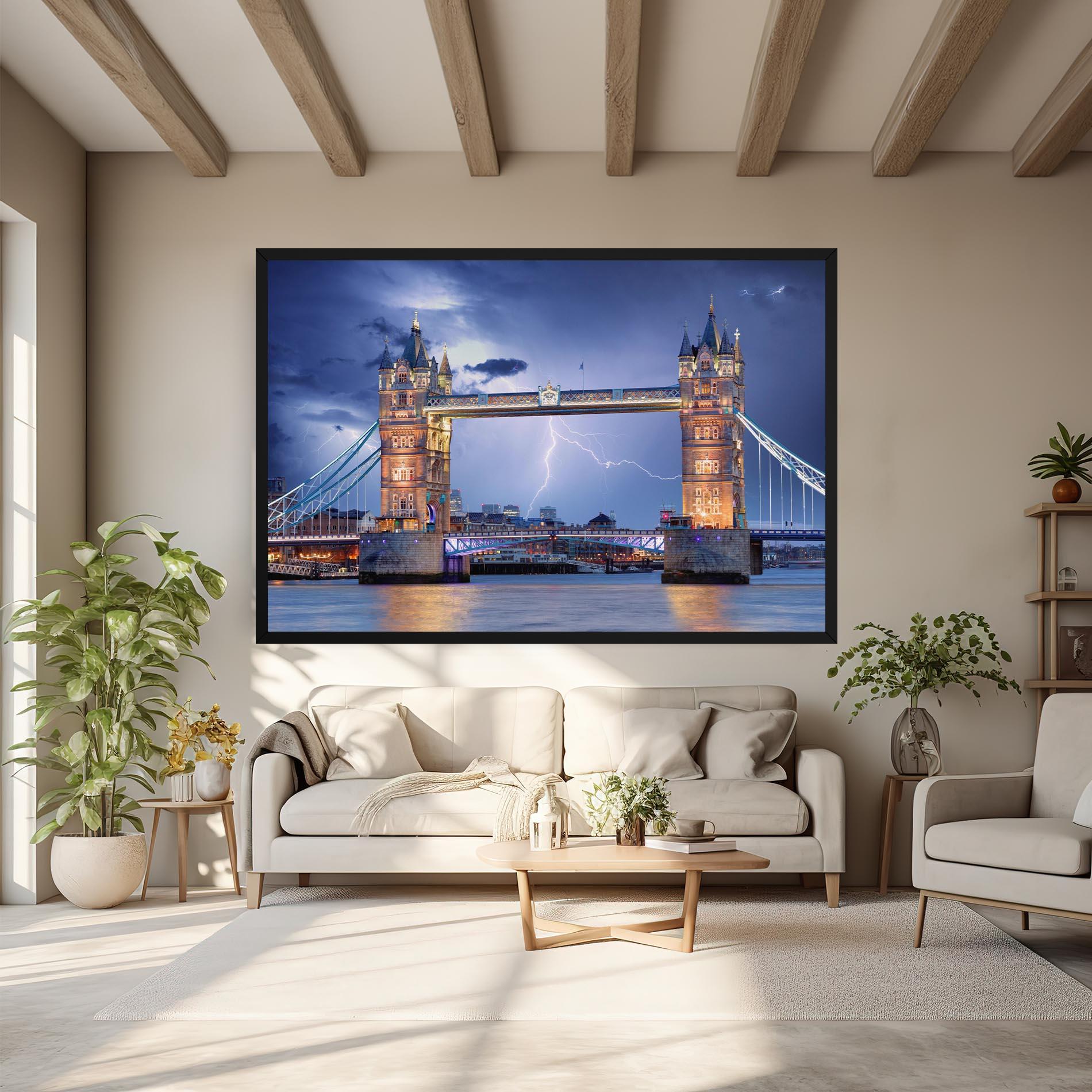 Vászonkép London Tower Bridge mockup 6