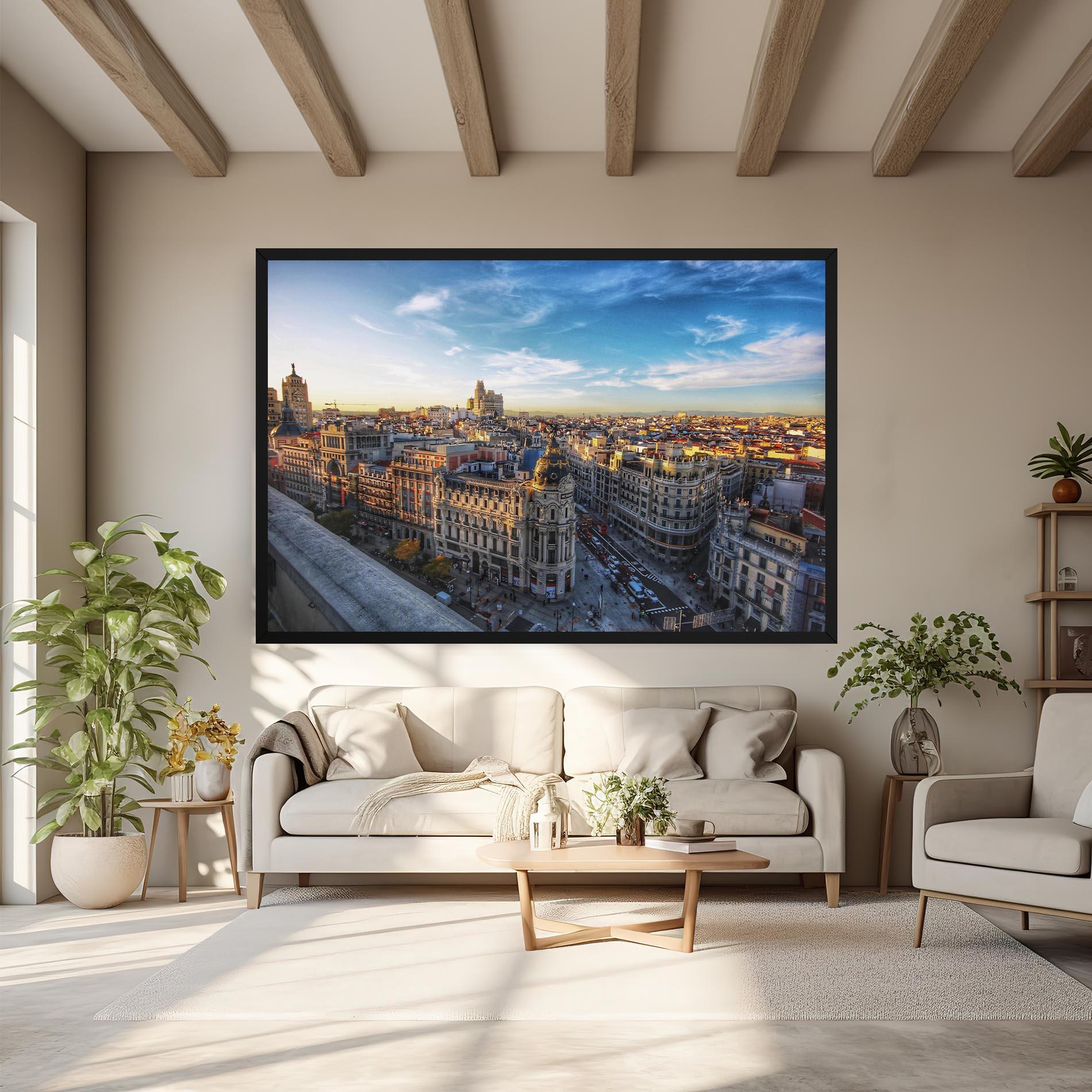 Vászonkép Madrid View mockup 6