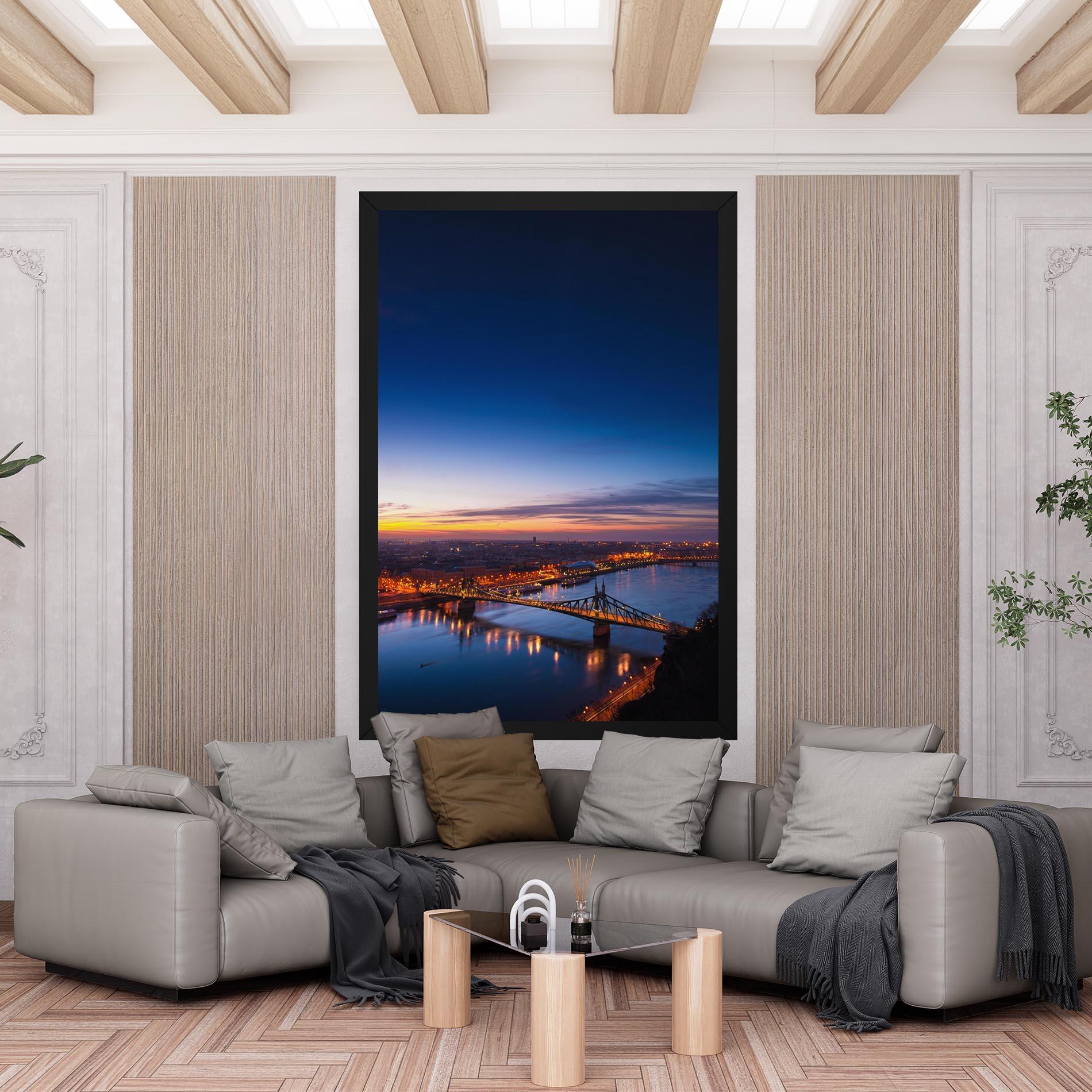 Vászonkép Budapest Sunset mockup 6