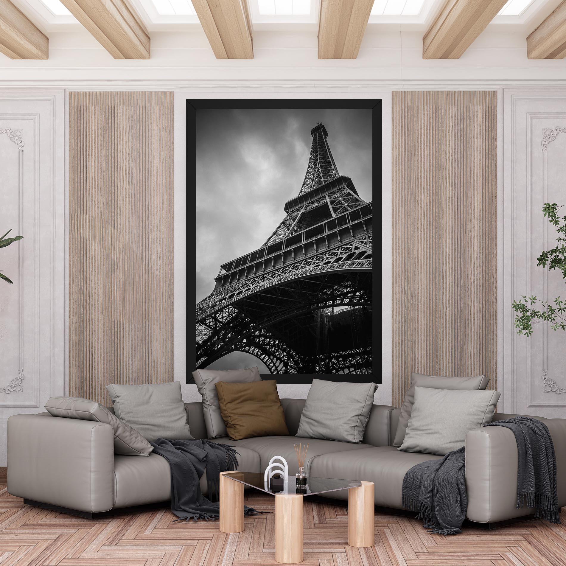 Vászonkép Eiffel Grey Tower mockup 6