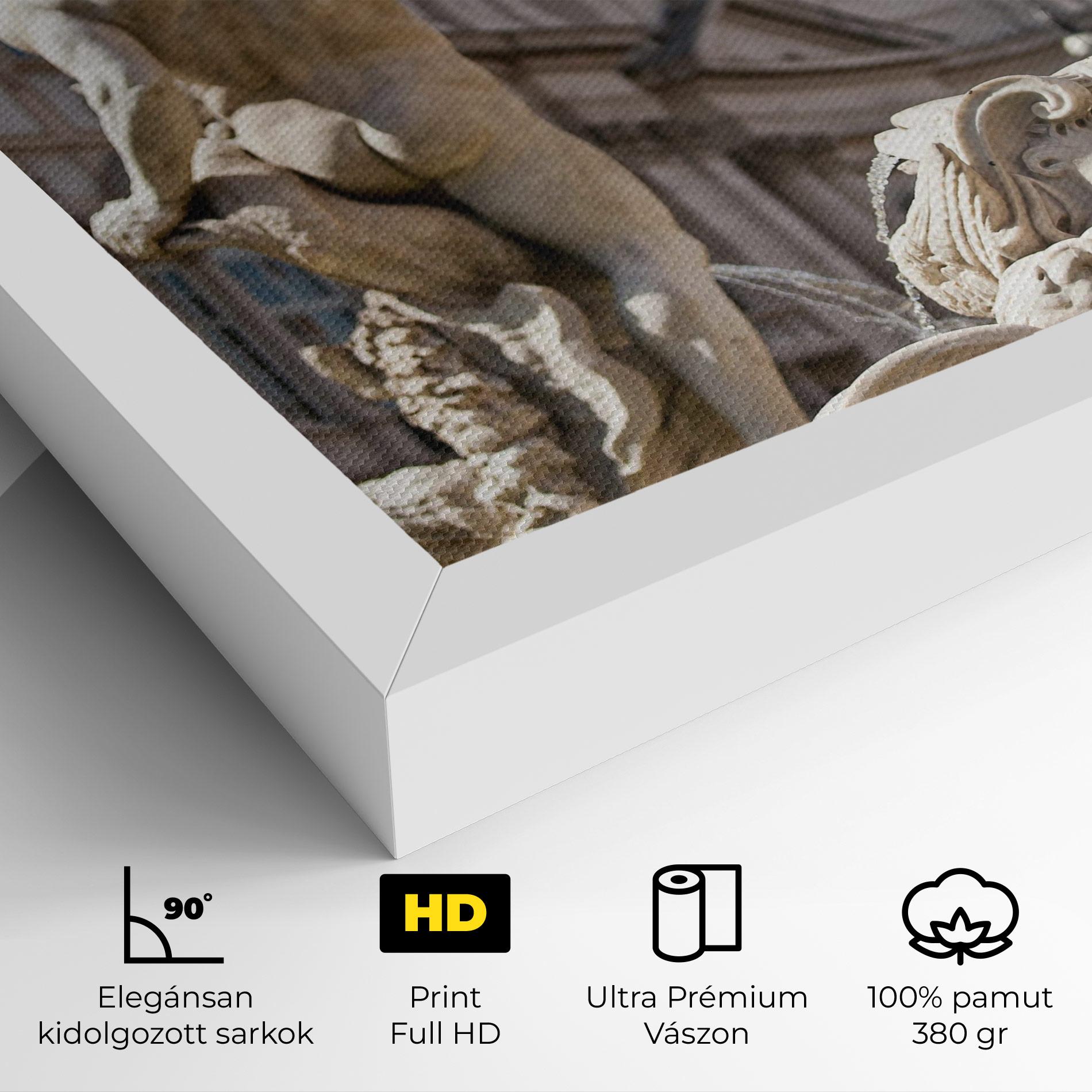 Vászonkép Baroque Statue Italy mockup 4