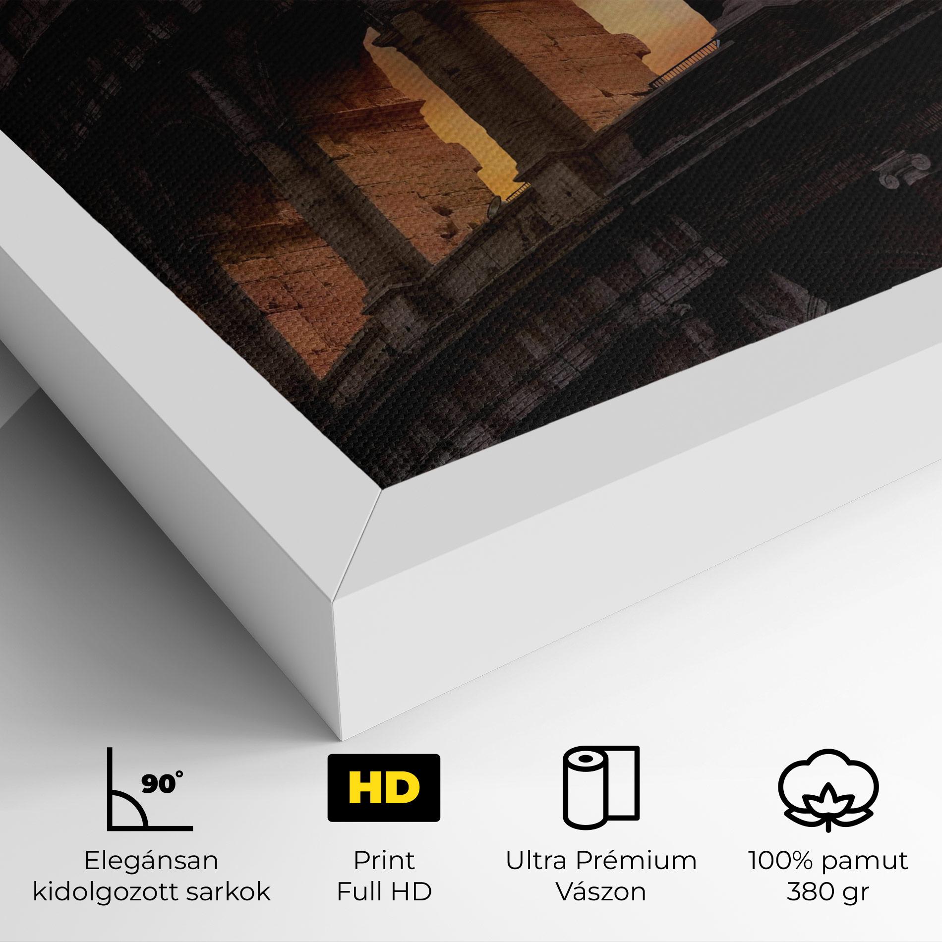 Vászonkép Colosseum Sunset mockup 4