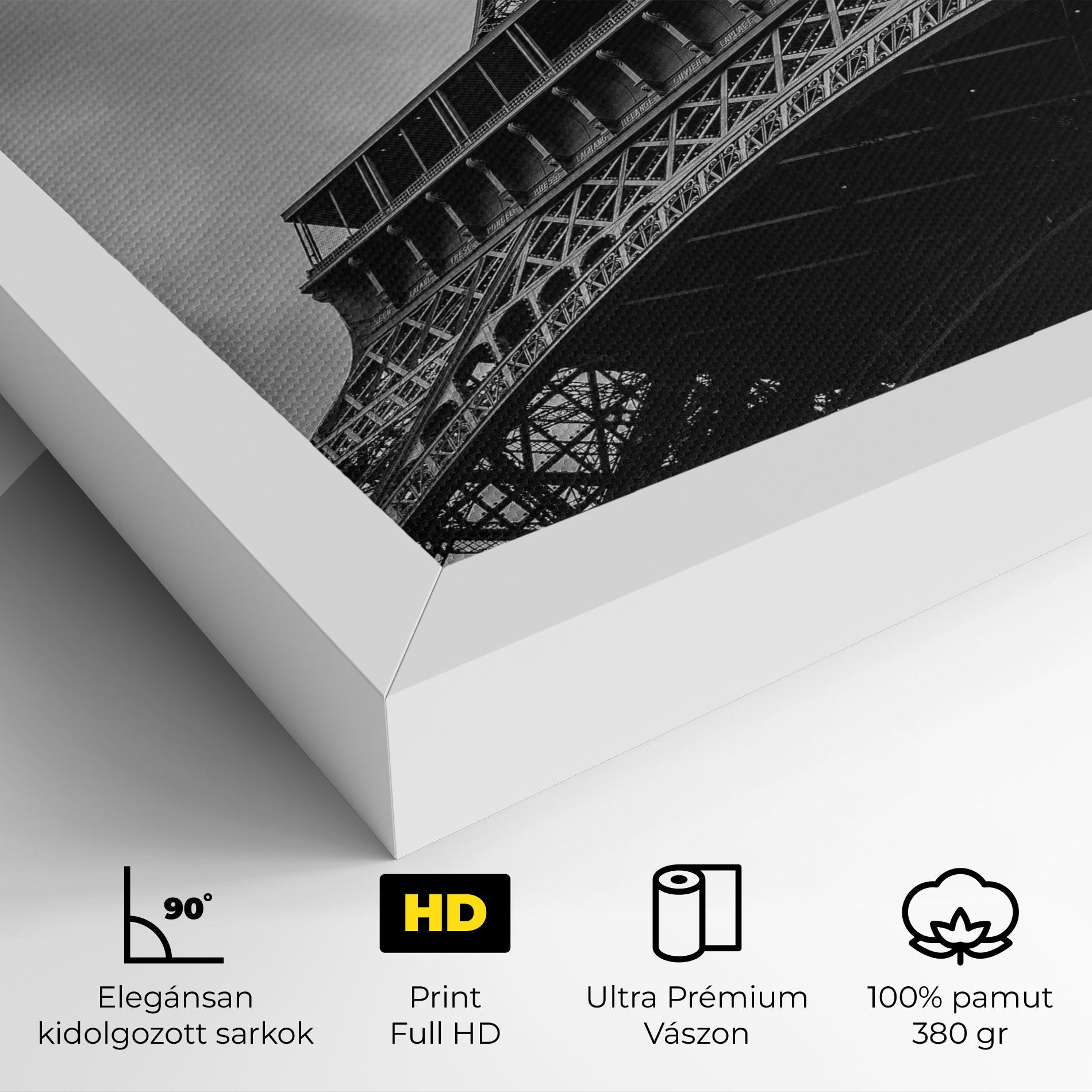 Vászonkép Eiffel Grey Tower mockup 4