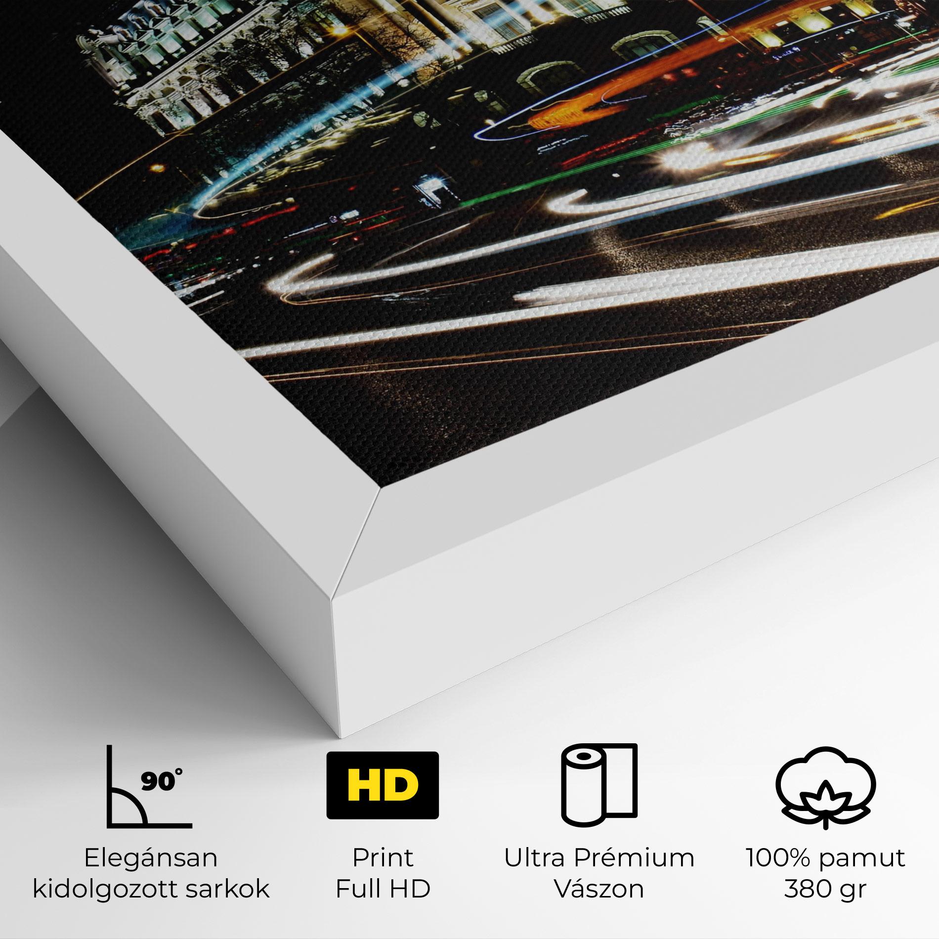 Vászonkép Madrid At Night mockup 4