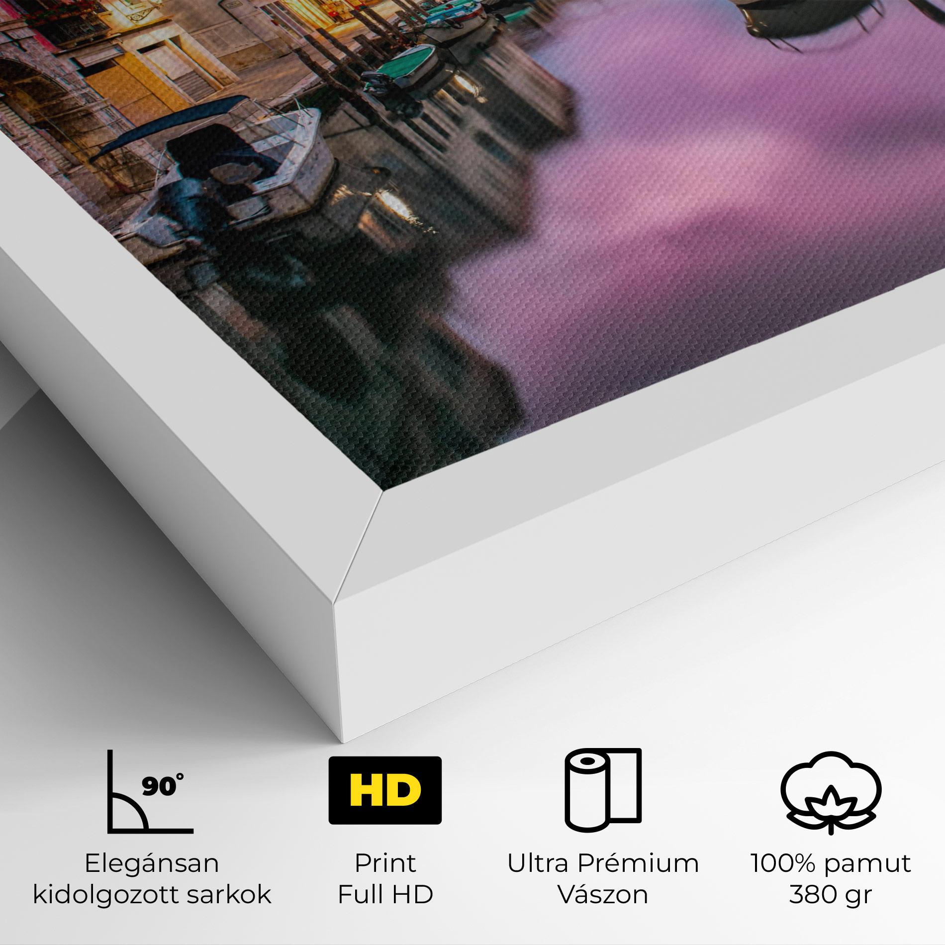 Vászonkép Purple Light Venecia mockup 4