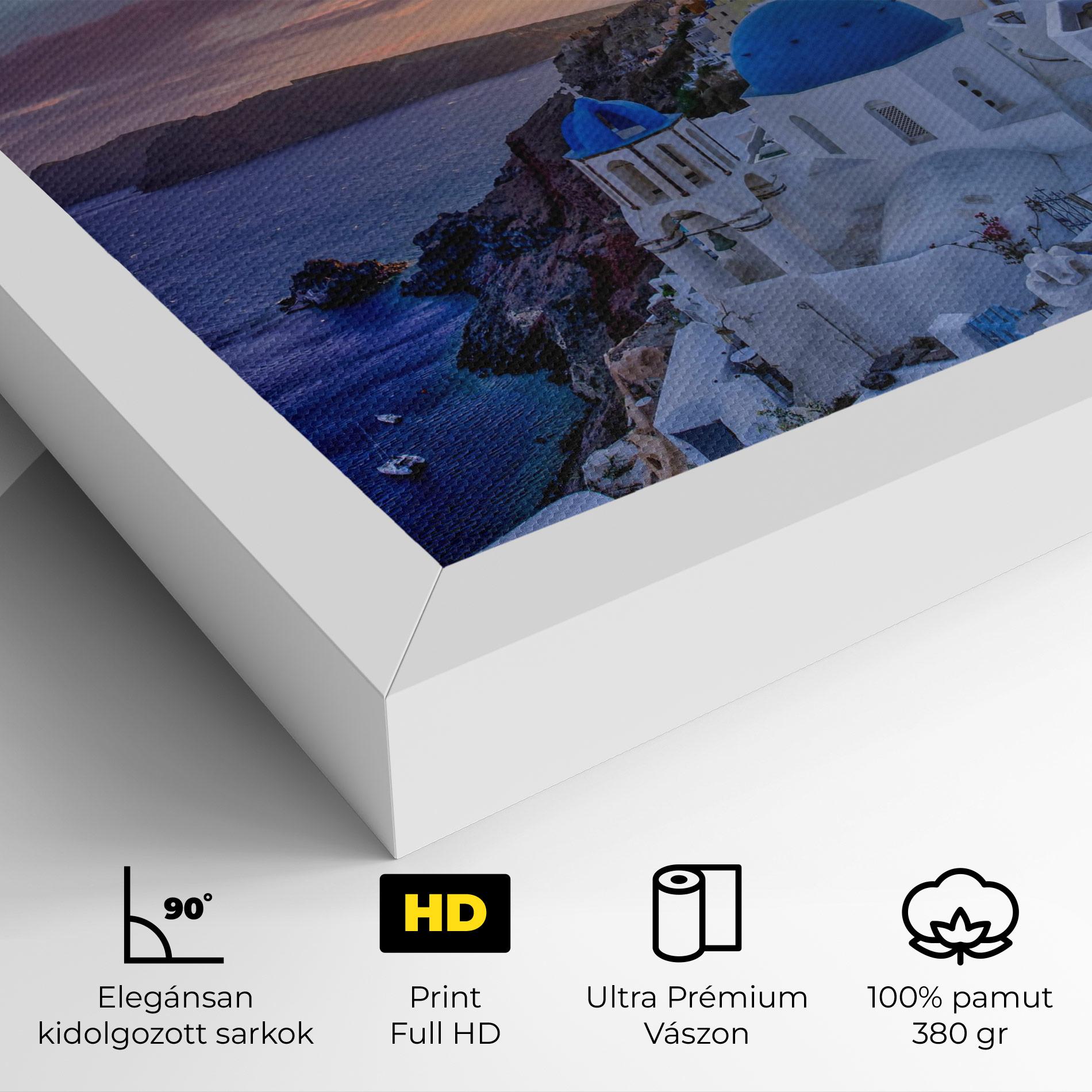 Vászonkép Santorini View mockup 4