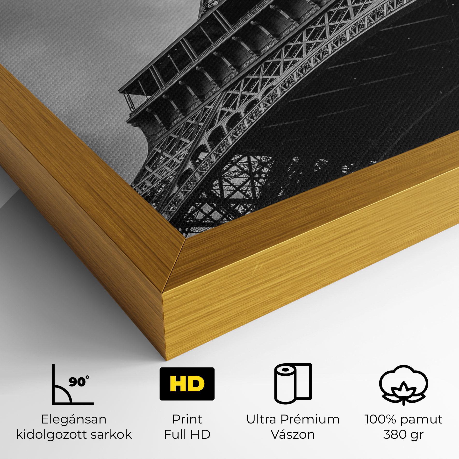 Vászonkép Eiffel Grey Tower mockup 4