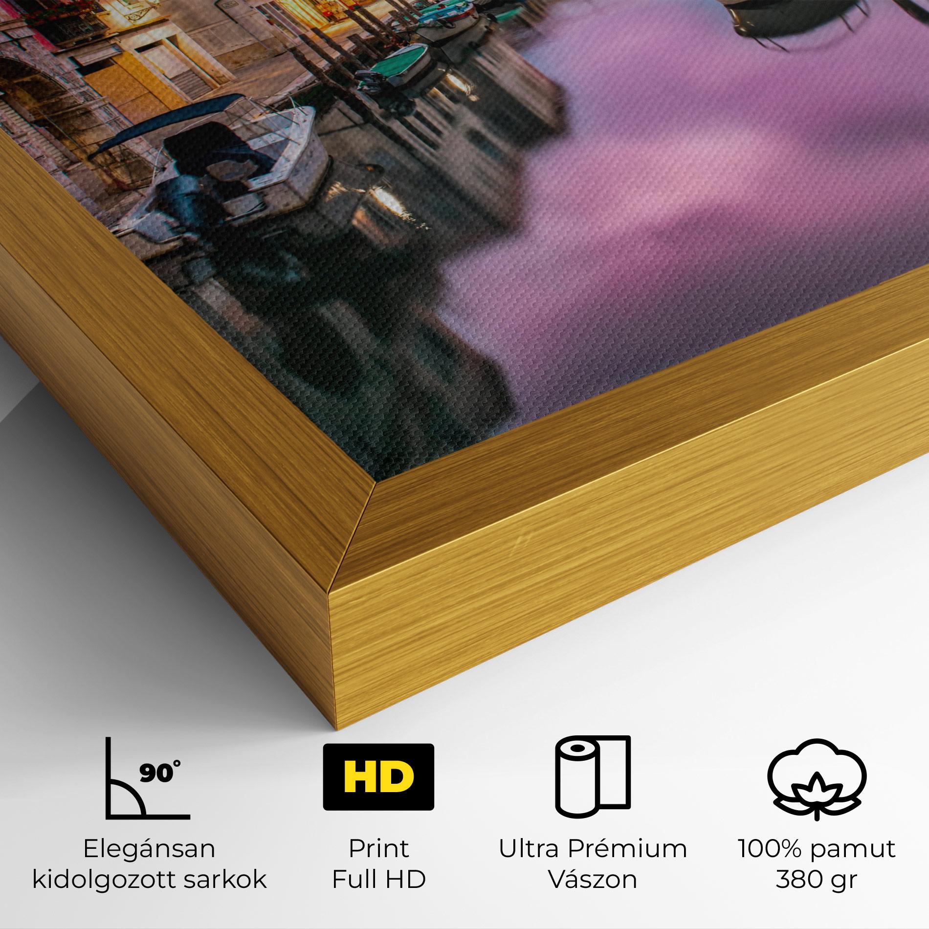 Vászonkép Purple Light Venecia mockup 4