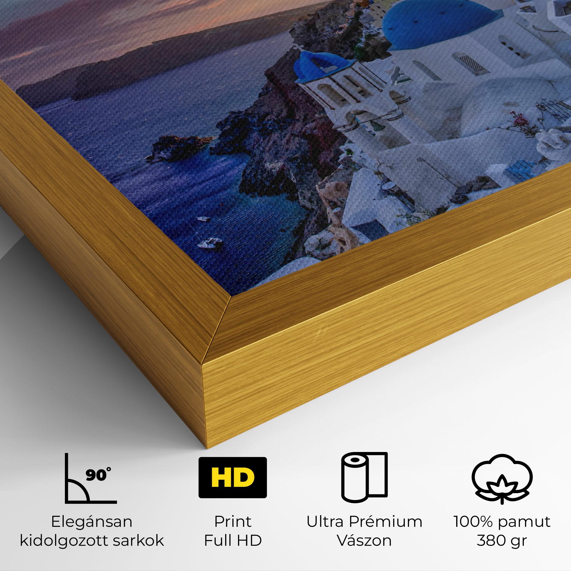 Vászonkép Santorini View mockup 4