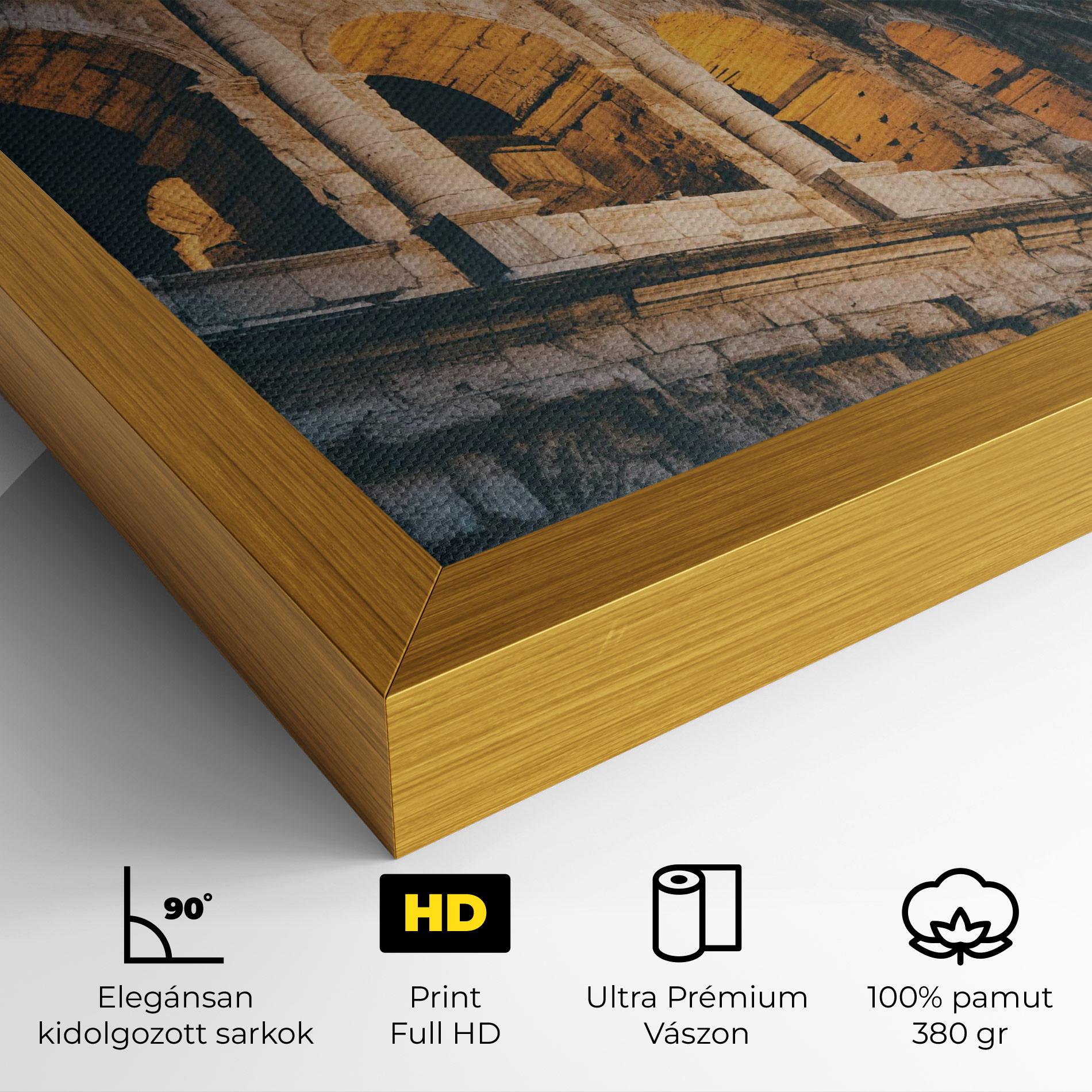 Vászonkép Shadow Colosseum mockup 4