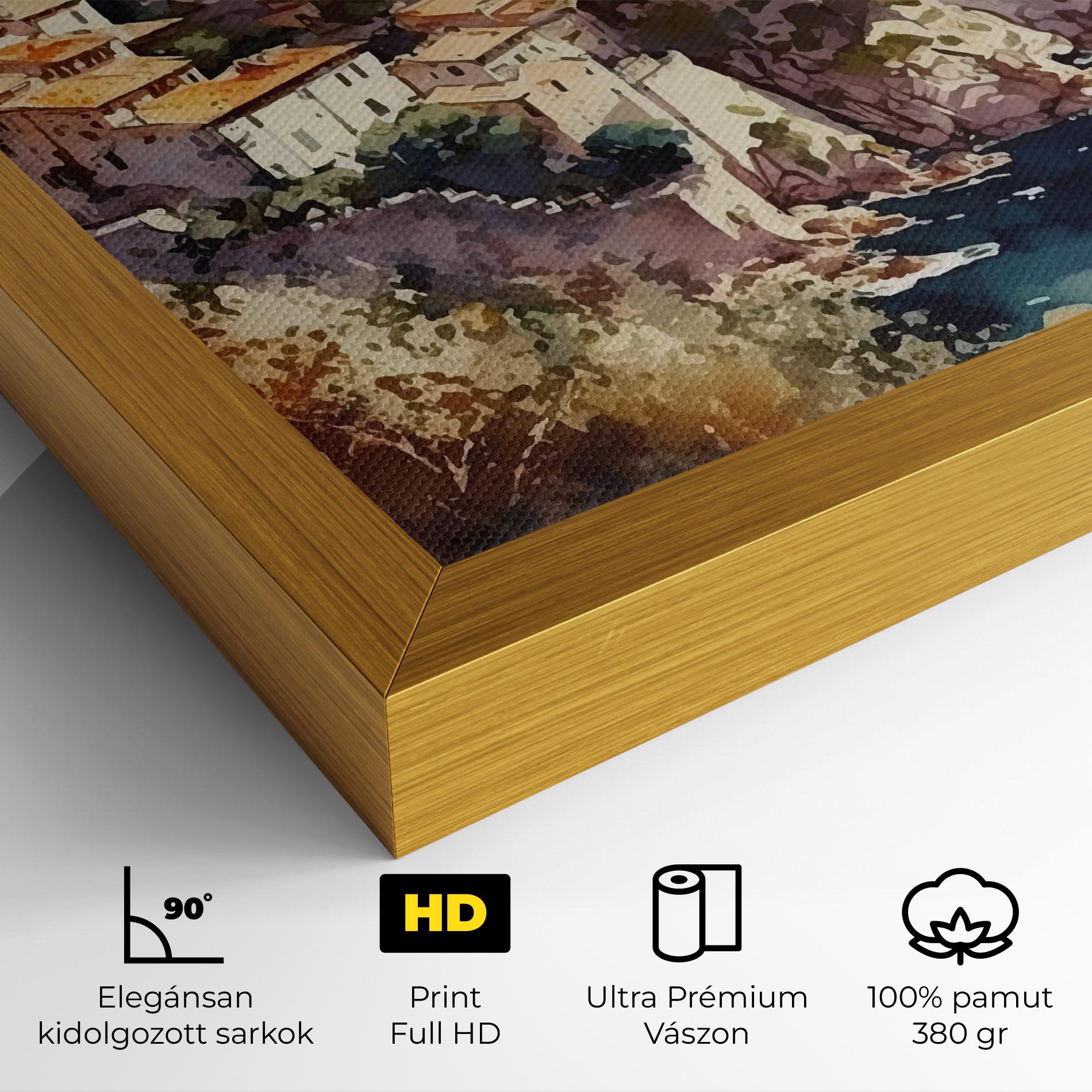 Vászonkép Stunning View Painting mockup 4