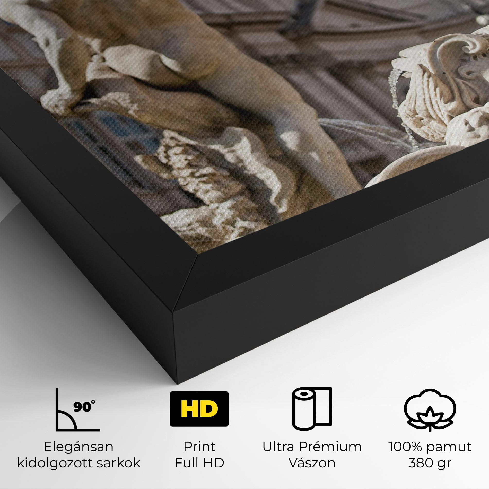 Vászonkép Baroque Statue Italy mockup 4