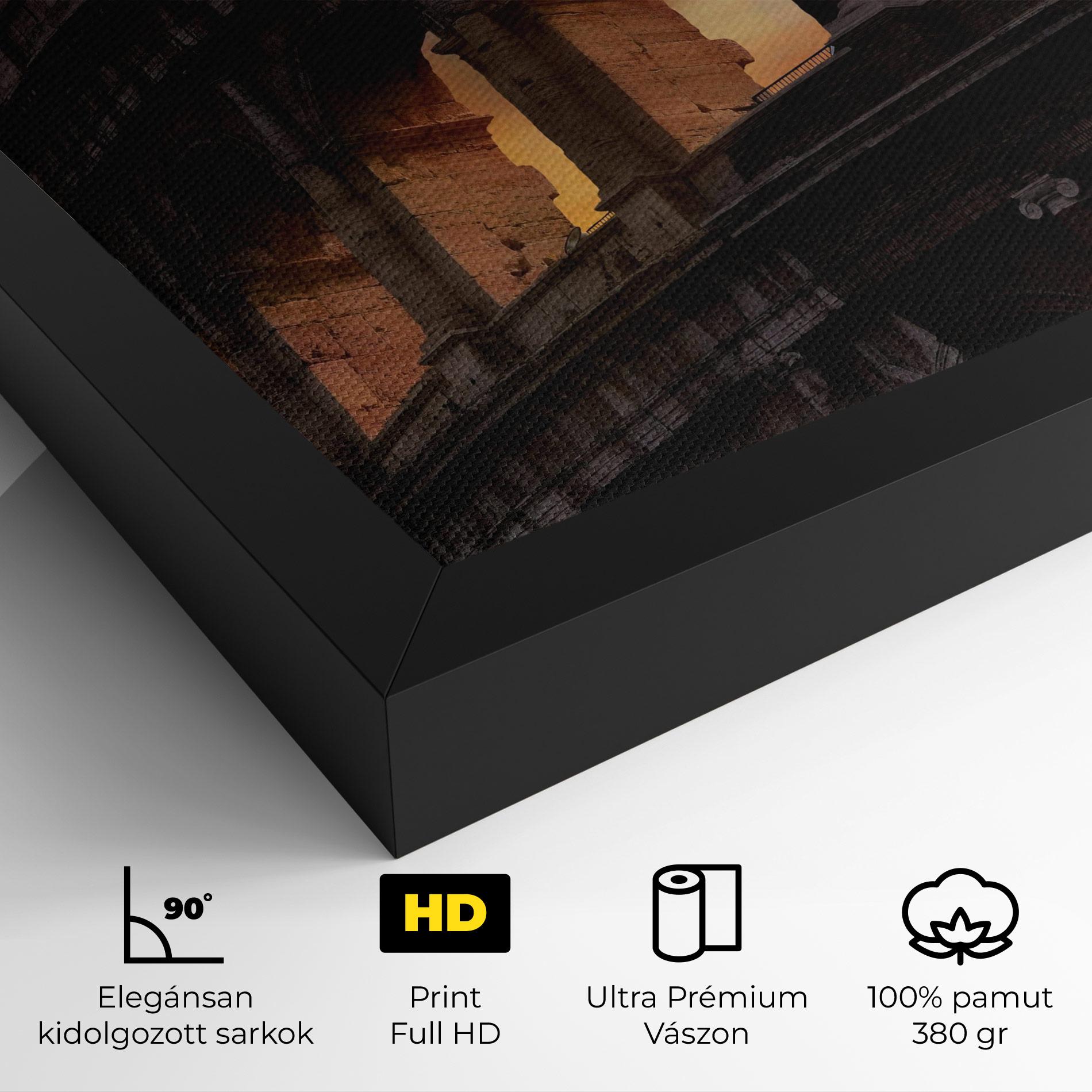 Vászonkép Colosseum Sunset mockup 4