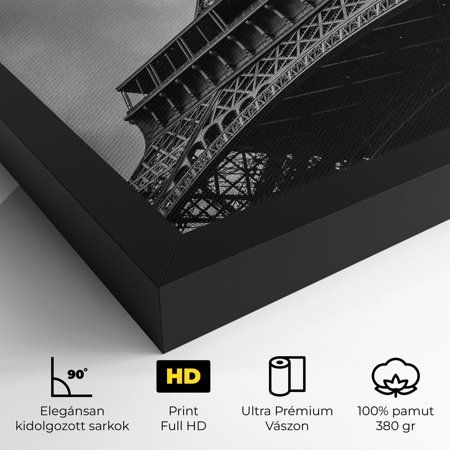 Vászonkép Eiffel Grey Tower mockup 4